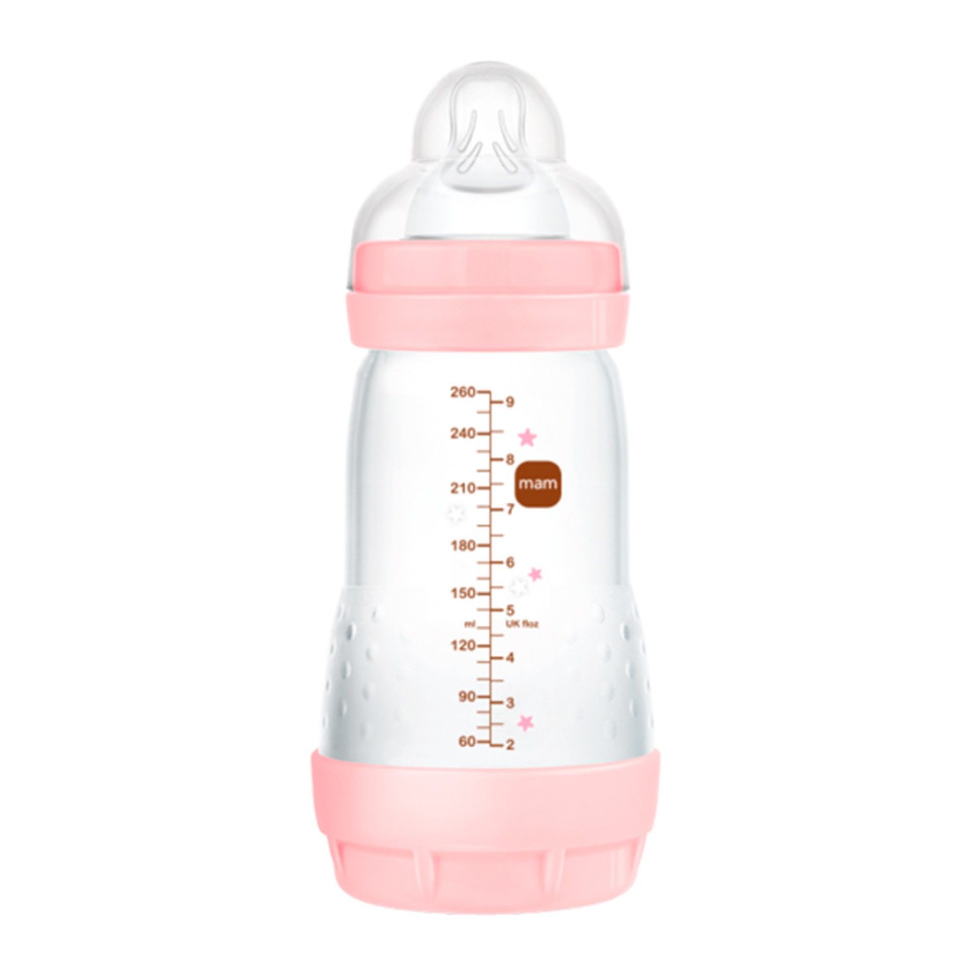 MAM Easy Start Biberão Anticólica 260 ml Rosa 0m+