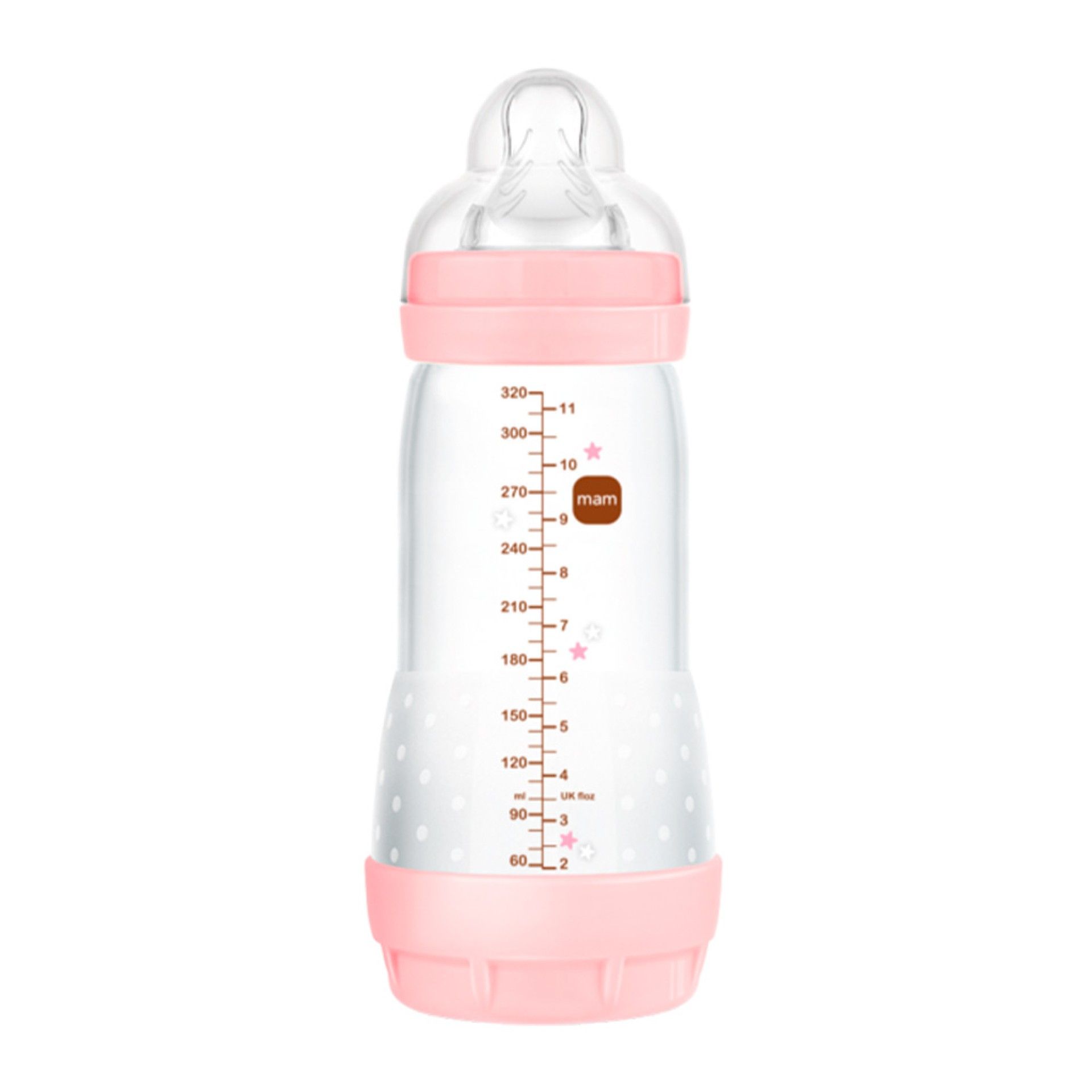 MAM Easy Start Biberão Anticólica 320 ml Rosa 4m+