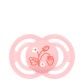 MAM Perfect Chupeta Silicone Rosa 6m+