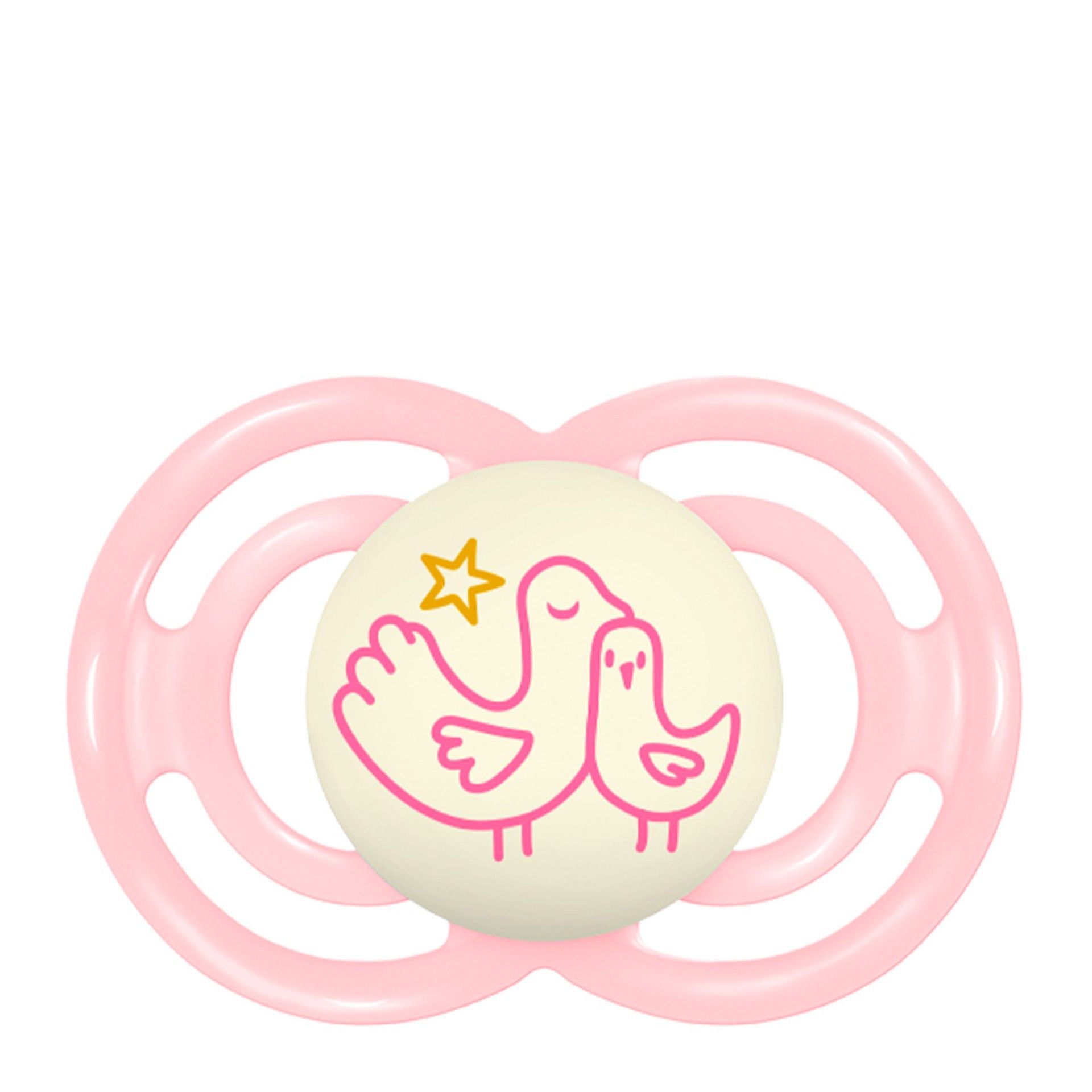 MAM Perfect Night Chupeta Silicone Rosa 16m+