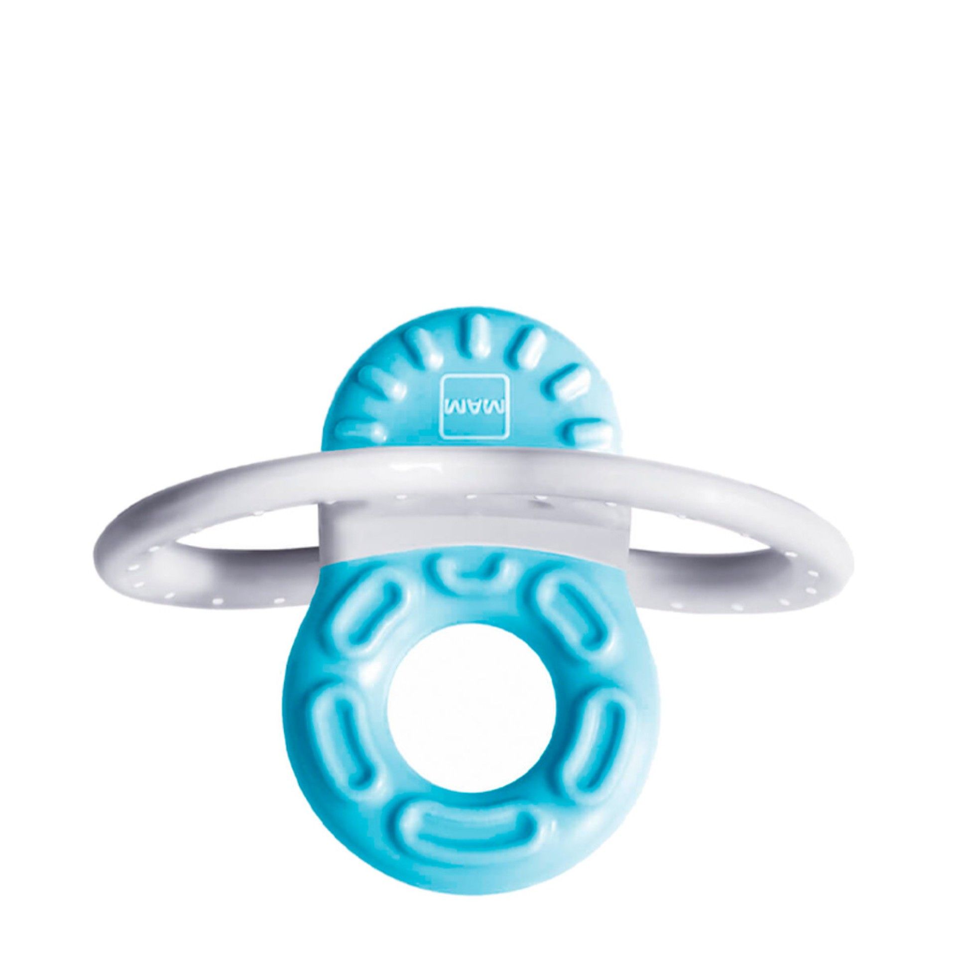 MAM Bite Relax Mini Mordedor Azul com Caixa Fase 1