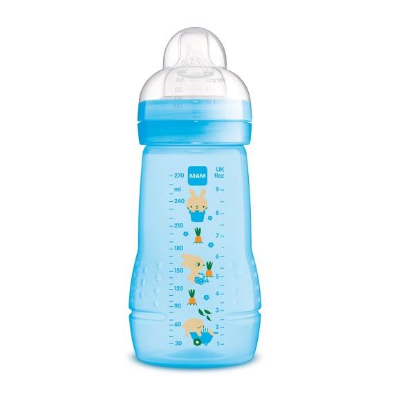 MAM Easy Active Bibero Silicone 270 ml Azul 2m+