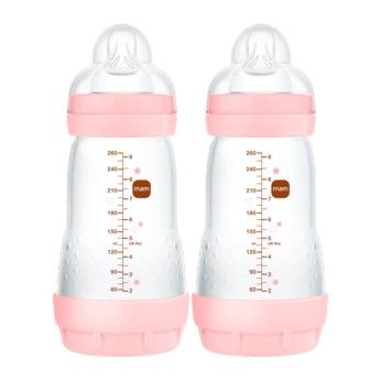 MAM Bibero Anticlica 260 ml Rosa 2m+ 2un