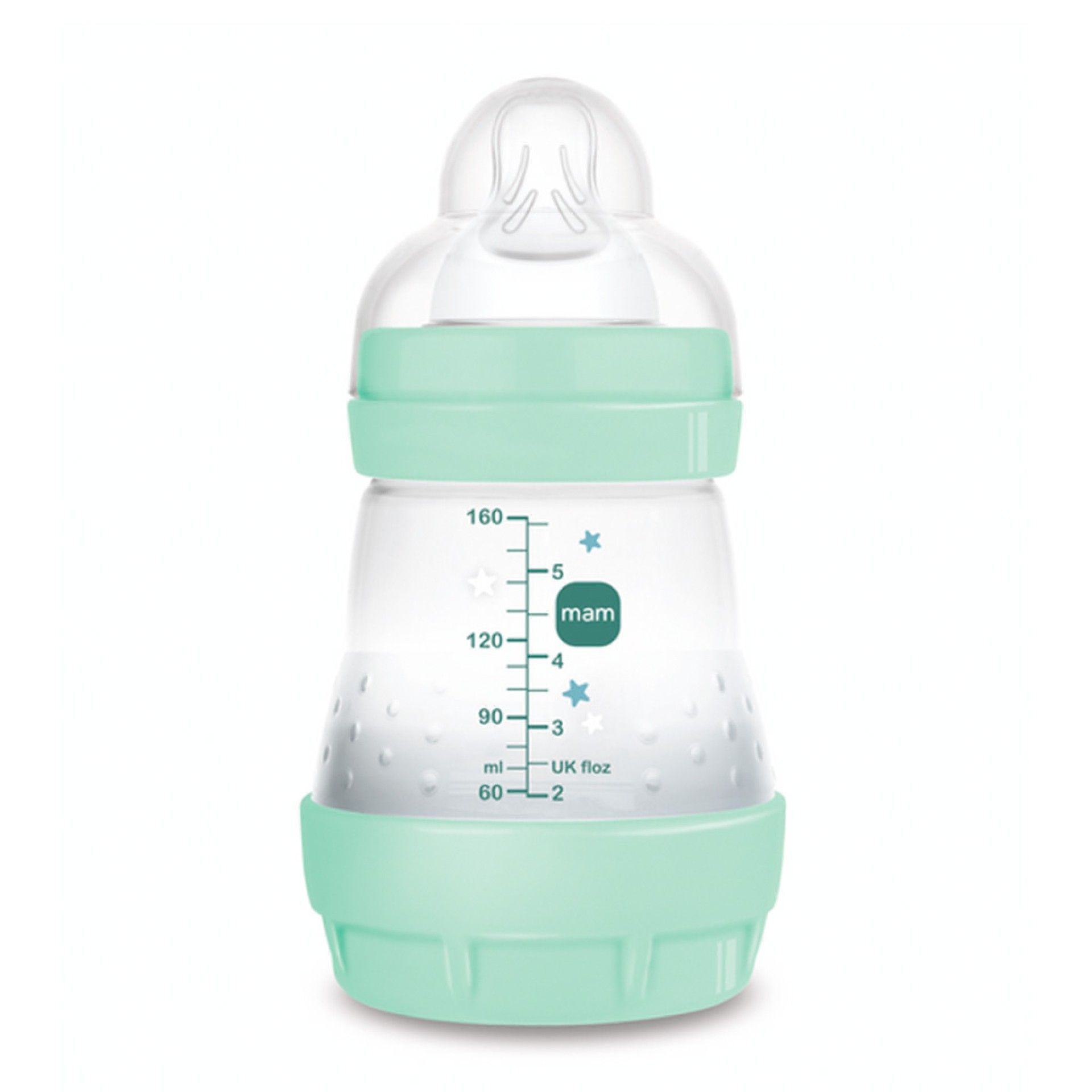 MAM Biberão Anticólica 160 ml Azul Mate 0m+