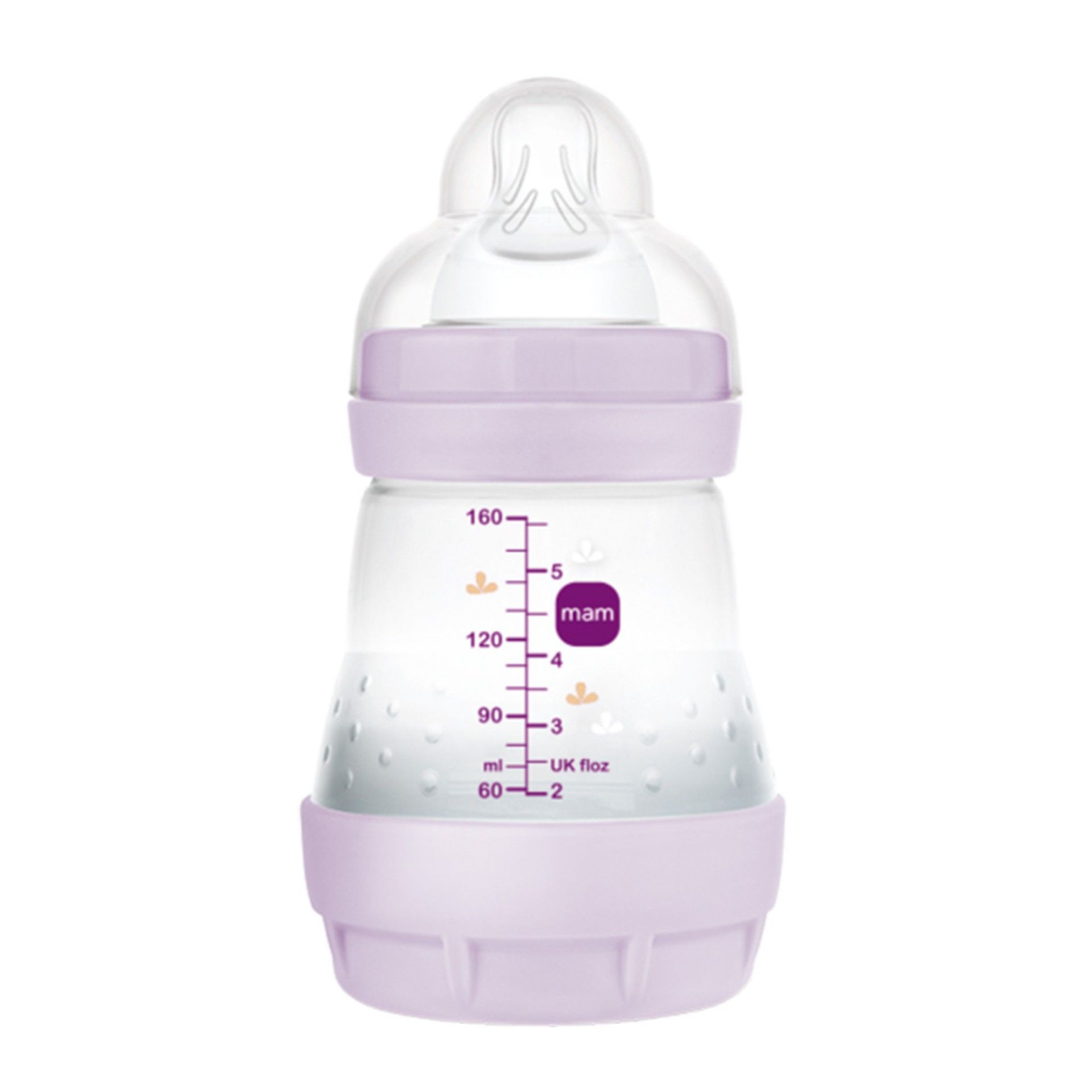 MAM Biberão Anticólica 160 ml Rosa Mate 0m+