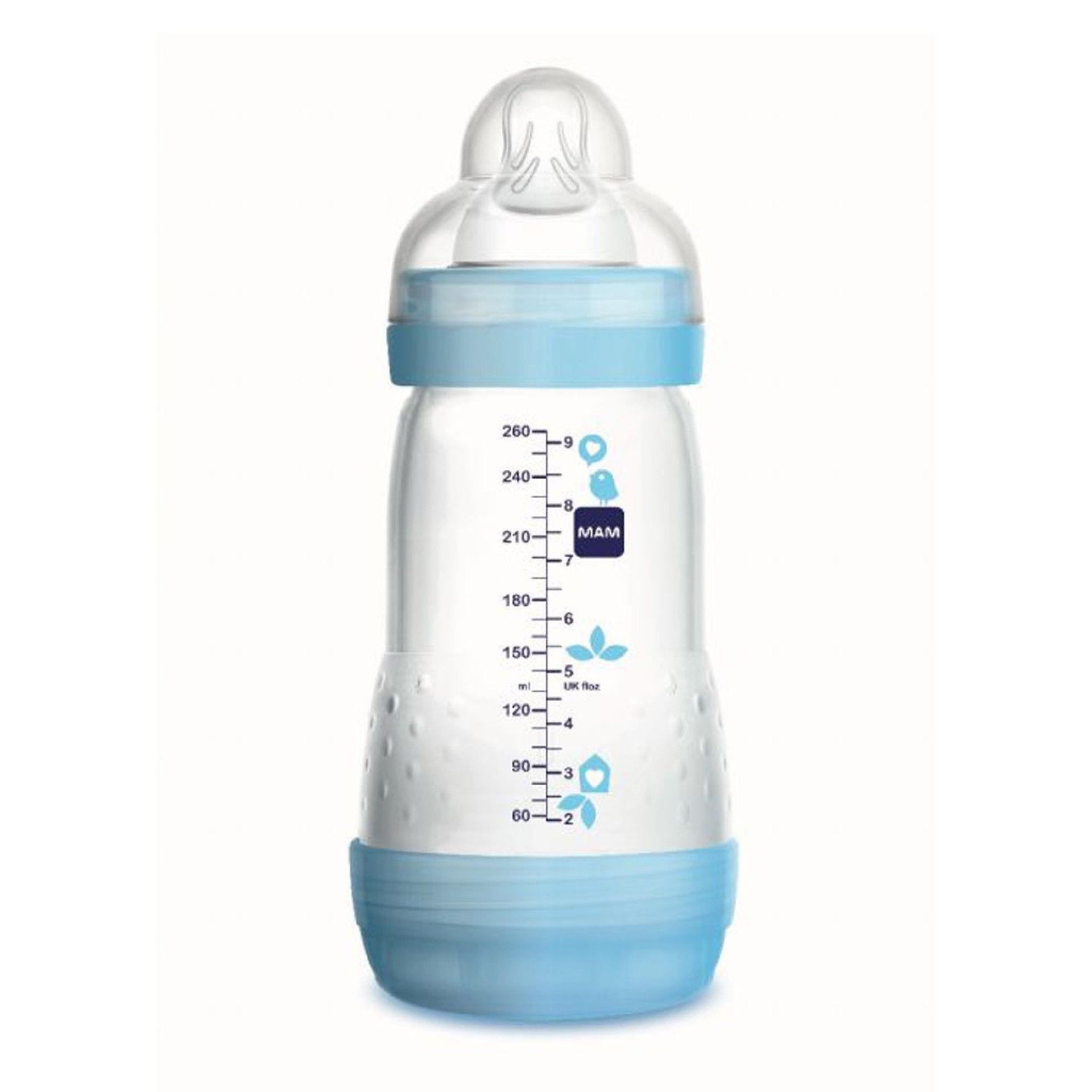 MAM Easy Start Biberão Anticólica 260 ml Azul 0m+
