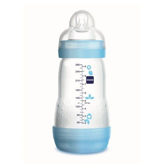 MAM Easy Start Bibero Anticlica 260 ml Azul 0m+