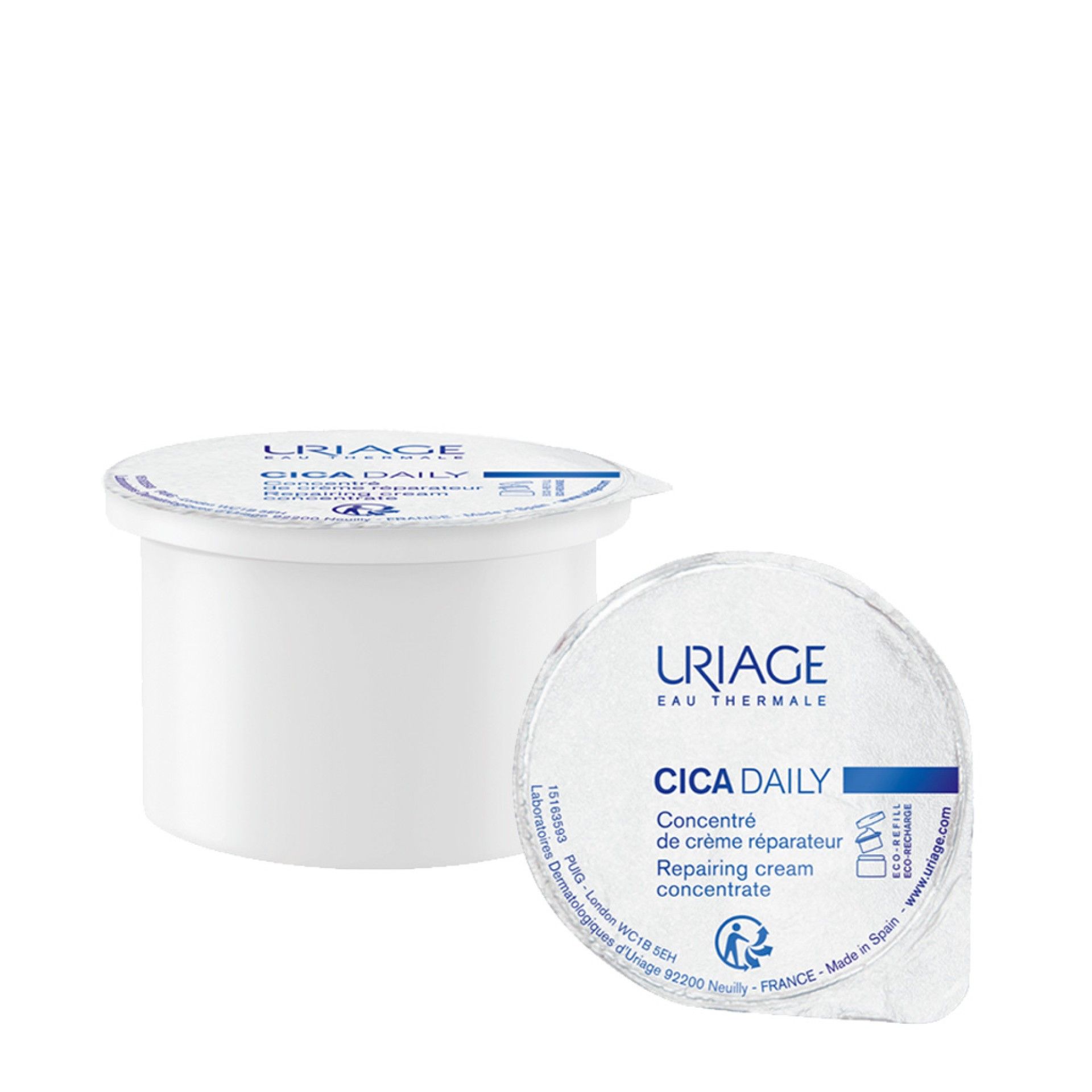 Uriage Cica Daily Creme Reparador Concentrado Recarga