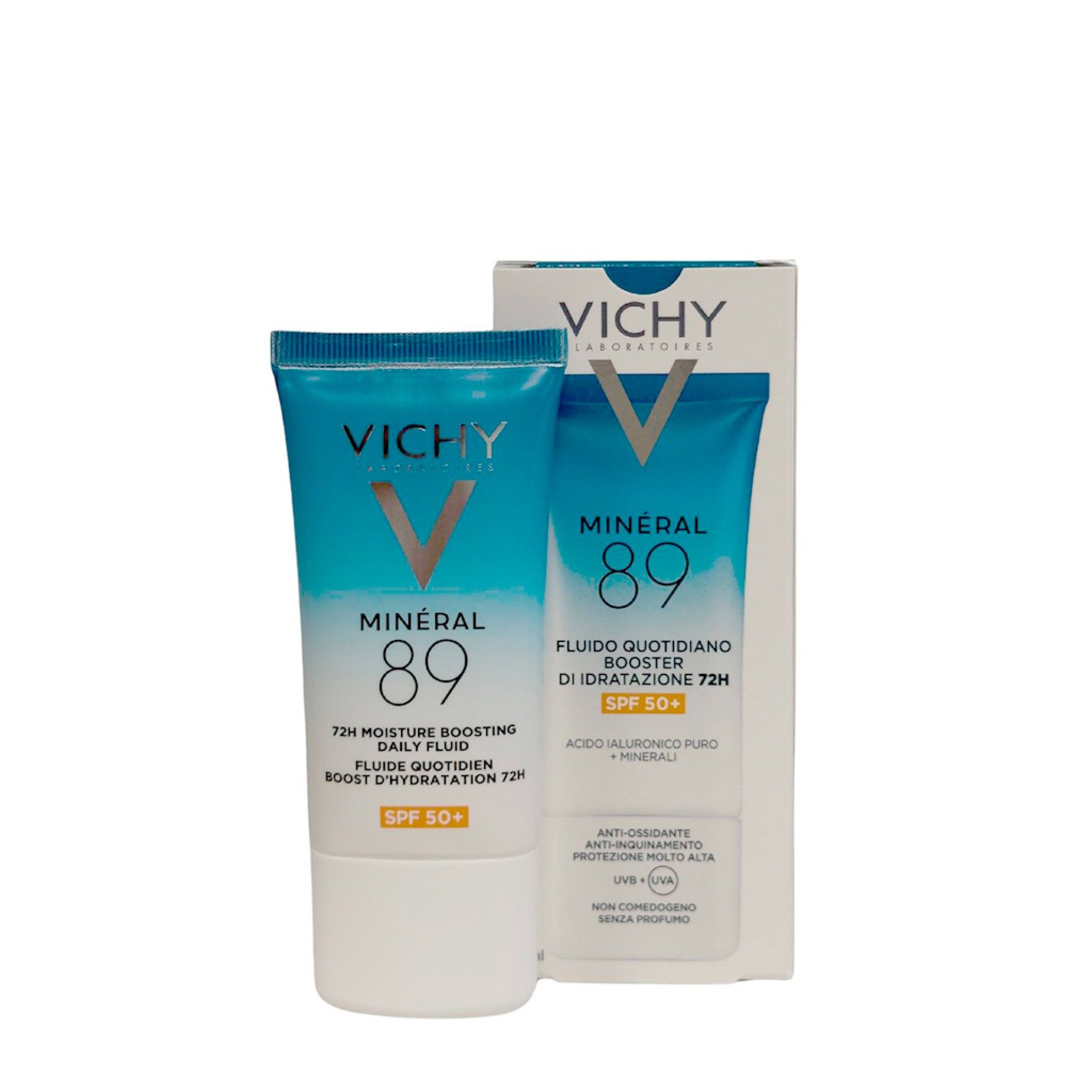 Vichy Minéral 89 Fluido Diário Boost de Hidratação 72H SPF50+