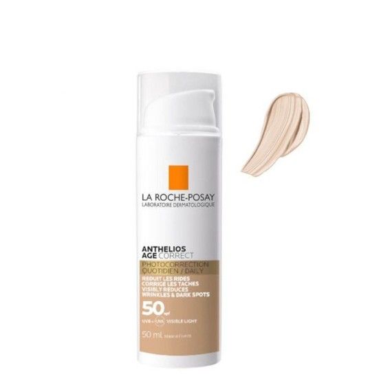 La Roche-Posay Anthelios Age Correct com Cor SPF50