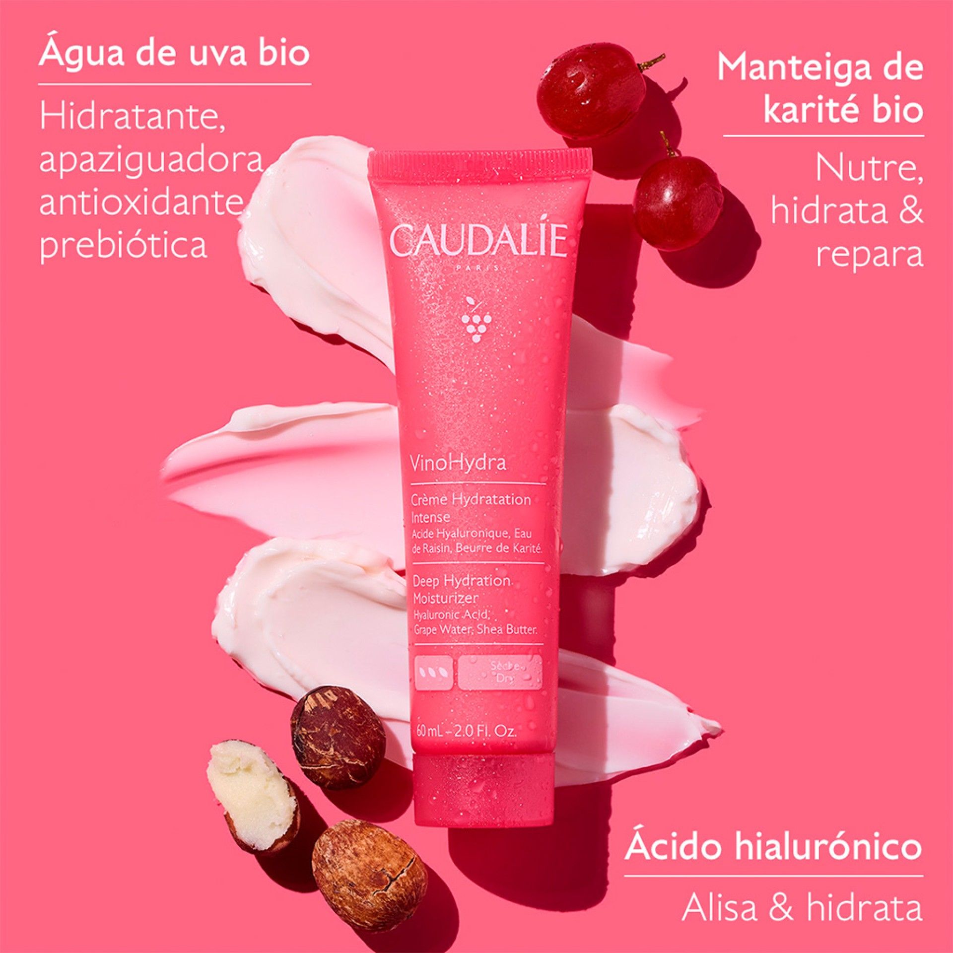 Caudalie VinoHydra Creme Hidratação Intensa