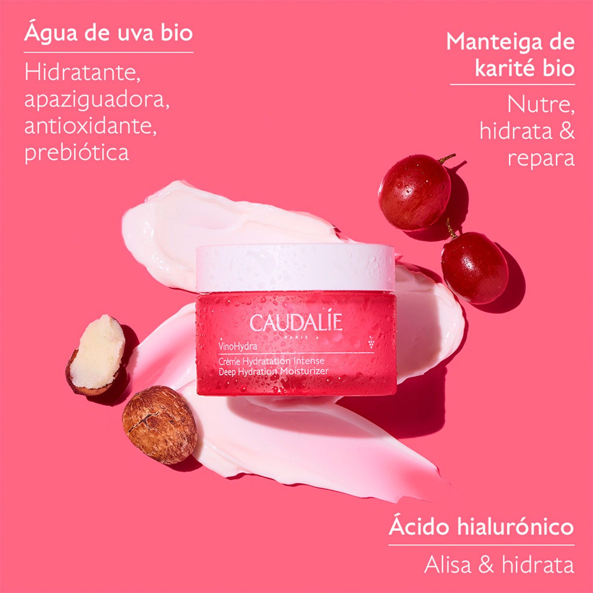 Caudalie VinoHydra Creme Hidratação Intensa