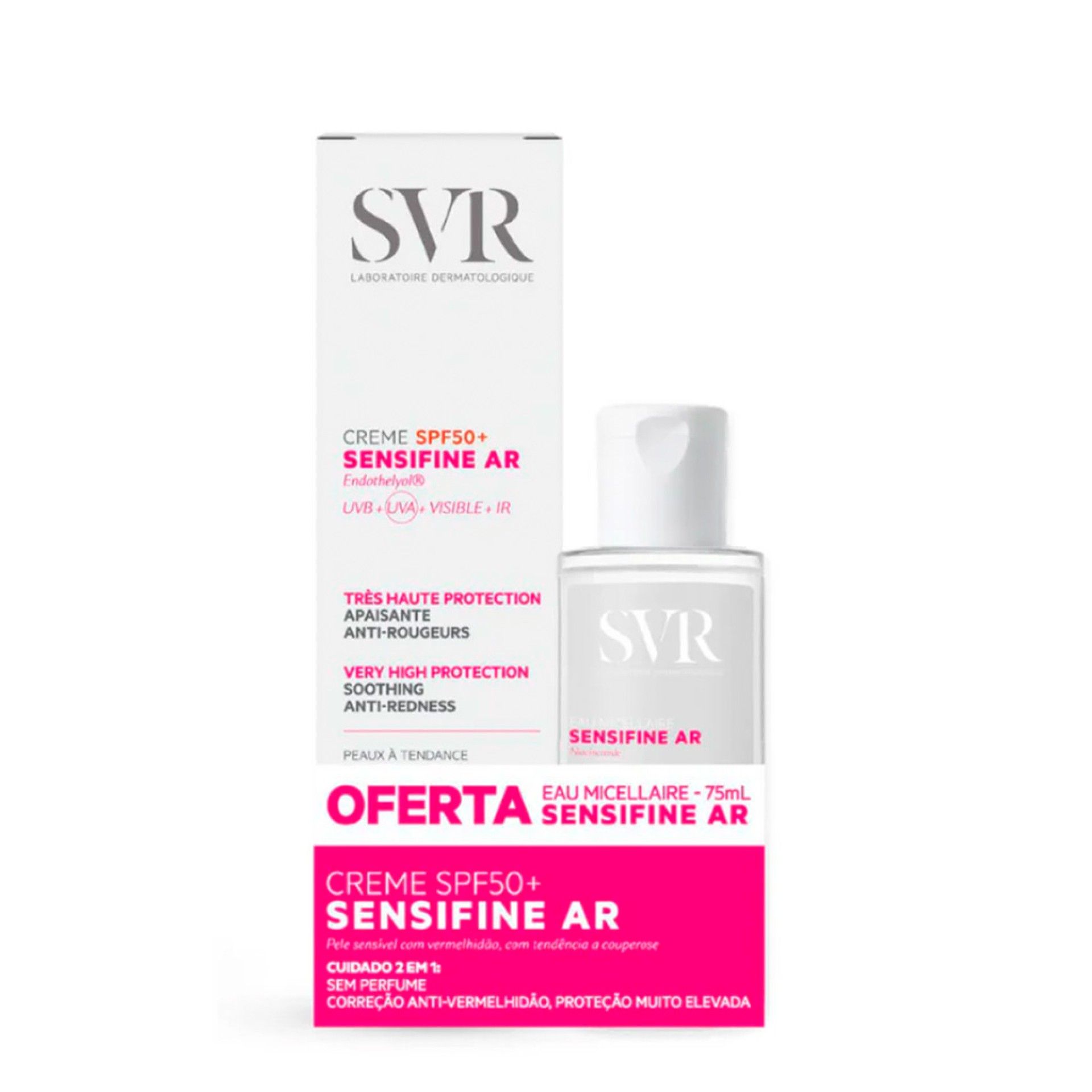 SVR Sensifine AR Creme SPF50+ OFERTA Água Micelar