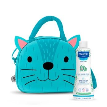 Mustela Espuma de Banho OFERTA Lancheira Gato