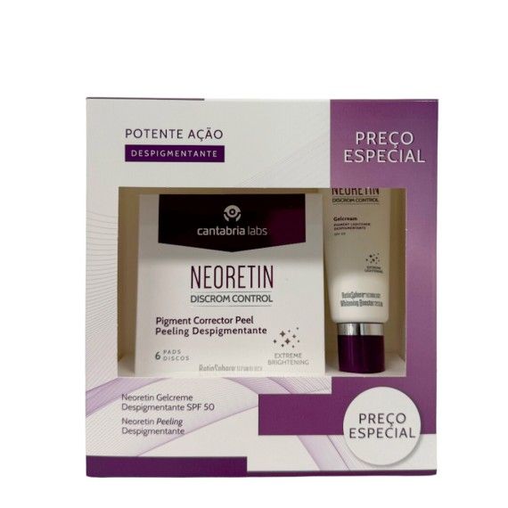 Neoretin Coffret Discrom Control Gel Creme + Peeling Despigmentante