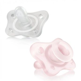 Chicco Chupetas Mini Soft Rosa 0-2 meses