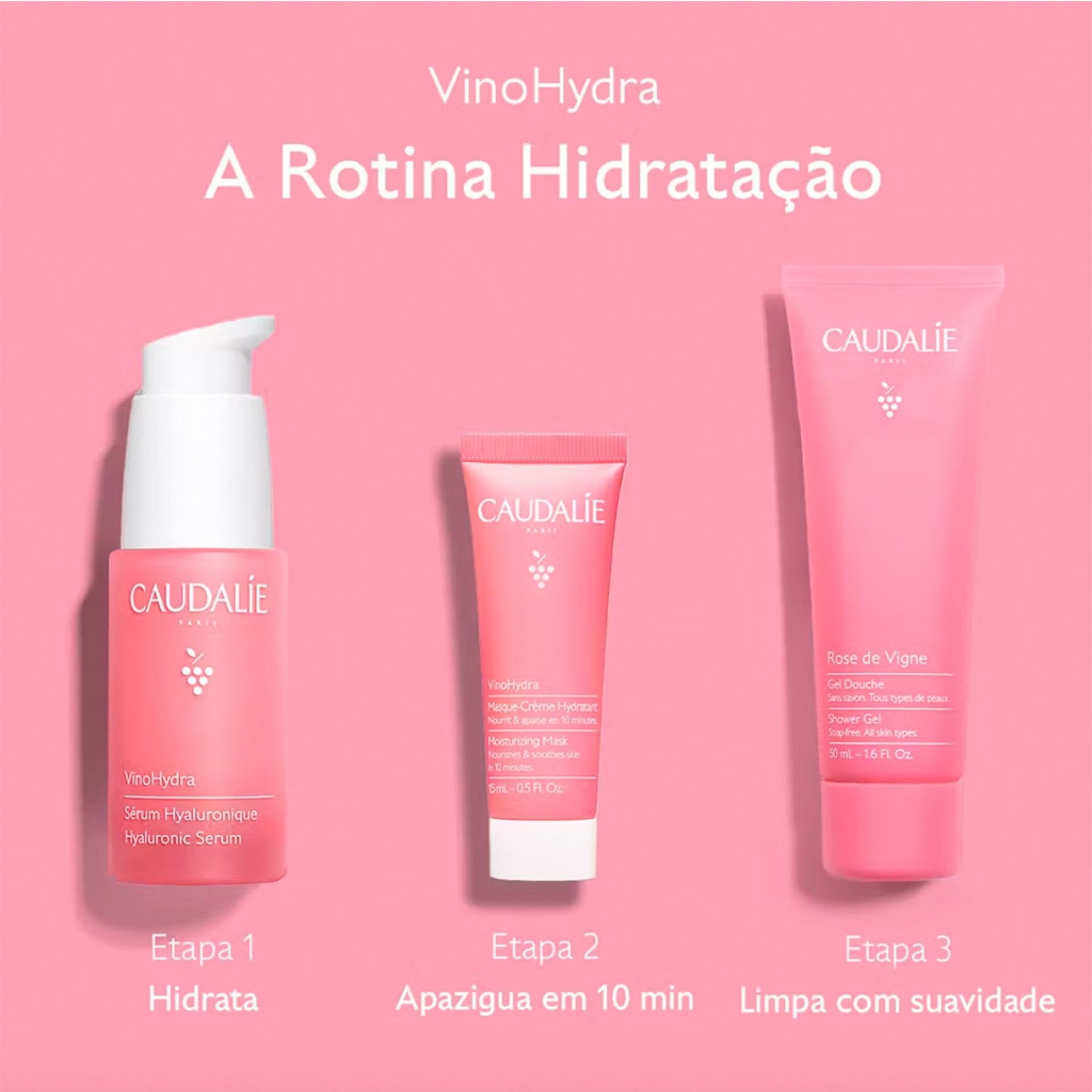 Caudalie Coffret VinoHydra A Rotina Hidratação