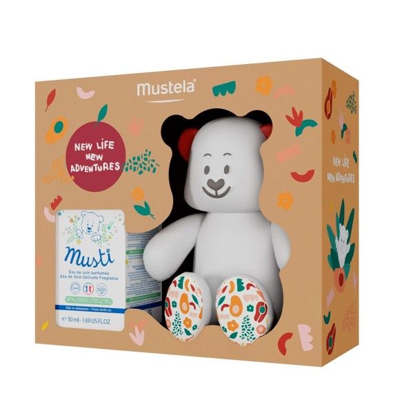 Mustela Beb Musti Coffret  Oferta Urso Peluche