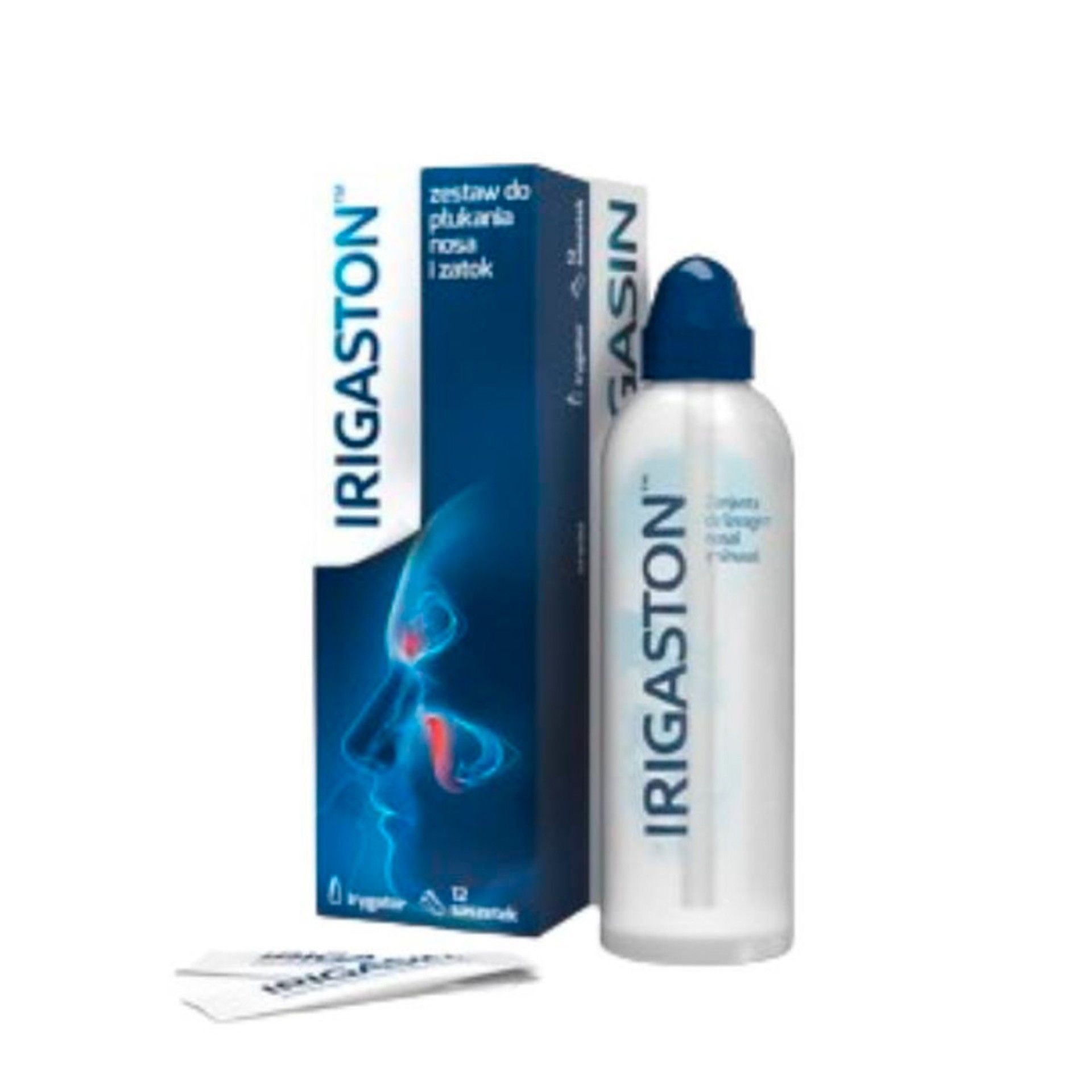 Irigaston Kit Lavagem Nasal Irrigador + 12 Saquetas
