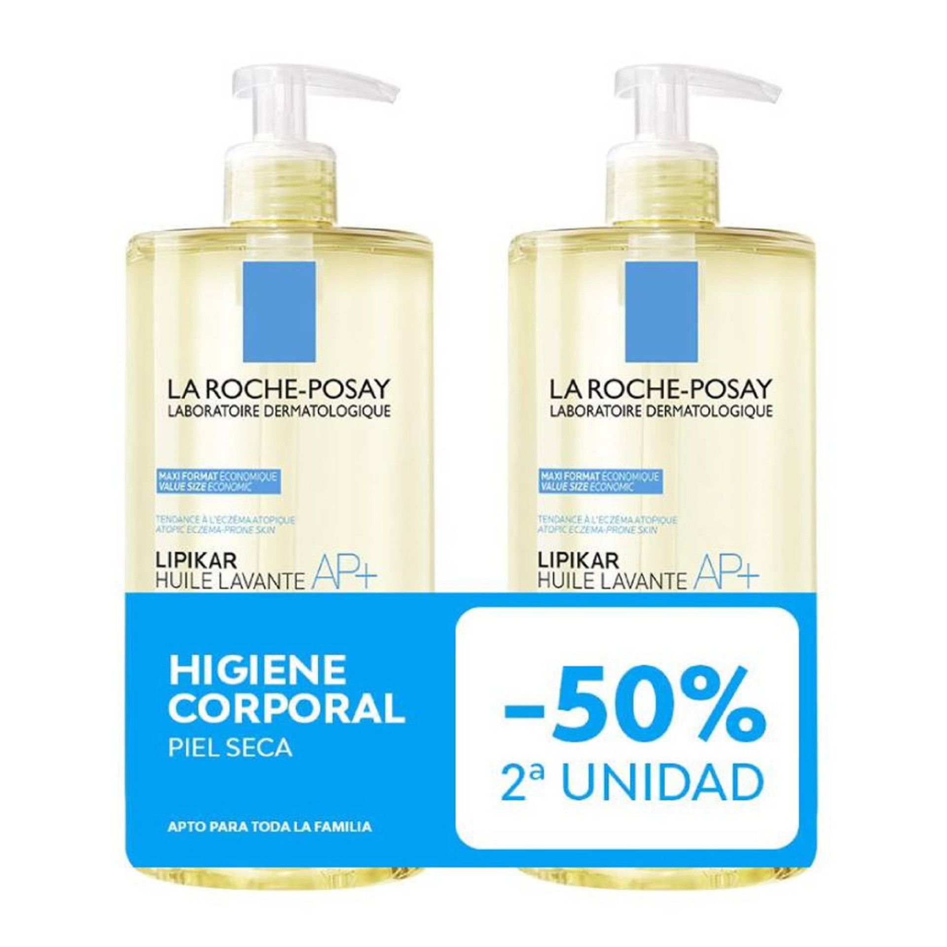 La Roche-Posay Lipikar Baume AP+M Óleo Lavante OFERTA 50% 2a unidade