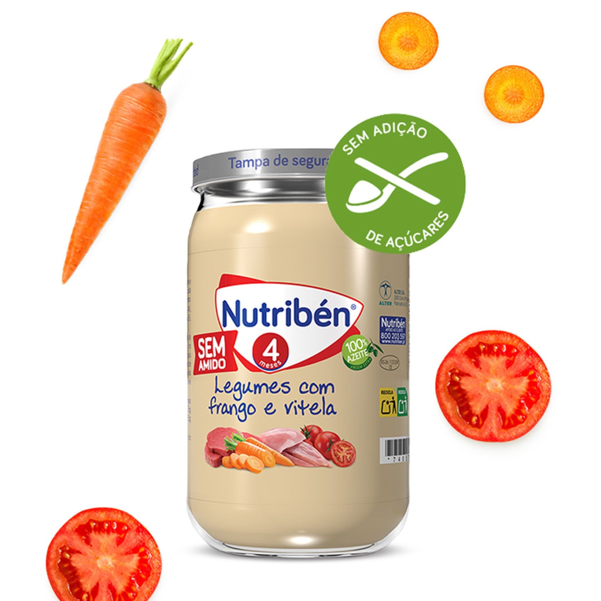 Nutribén Boião Frango e Vitela com Legumes