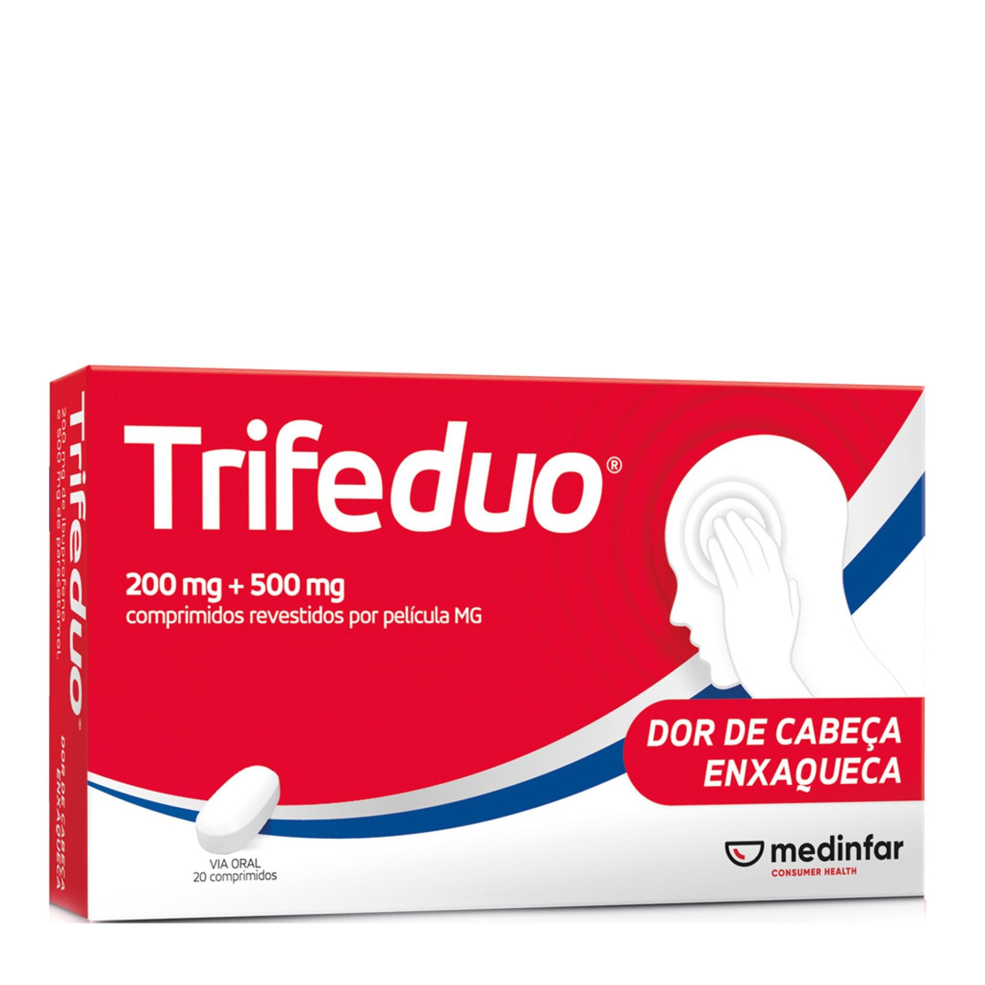 Trifeduo 200+500mg 20 comprimidos