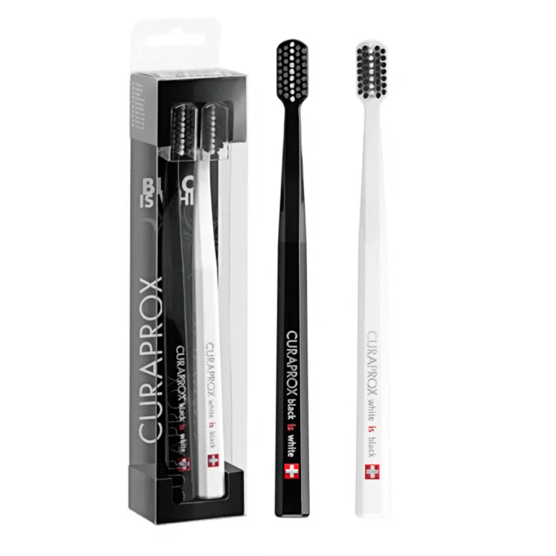 Curaprox Black is White DUO Preta e Branca