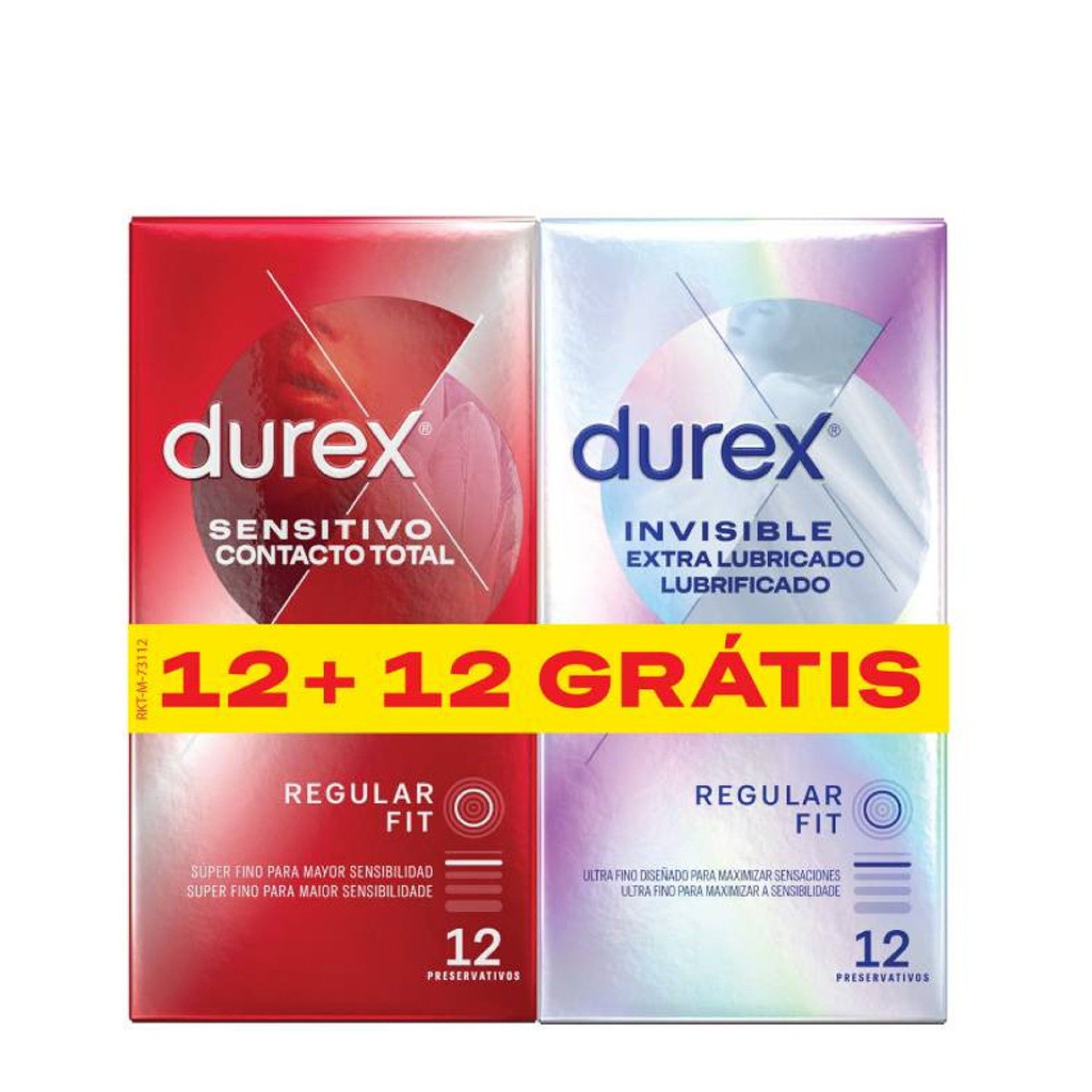Durex Sensitivo Contacto Total OFERTA Invisible Extra Lubrificante