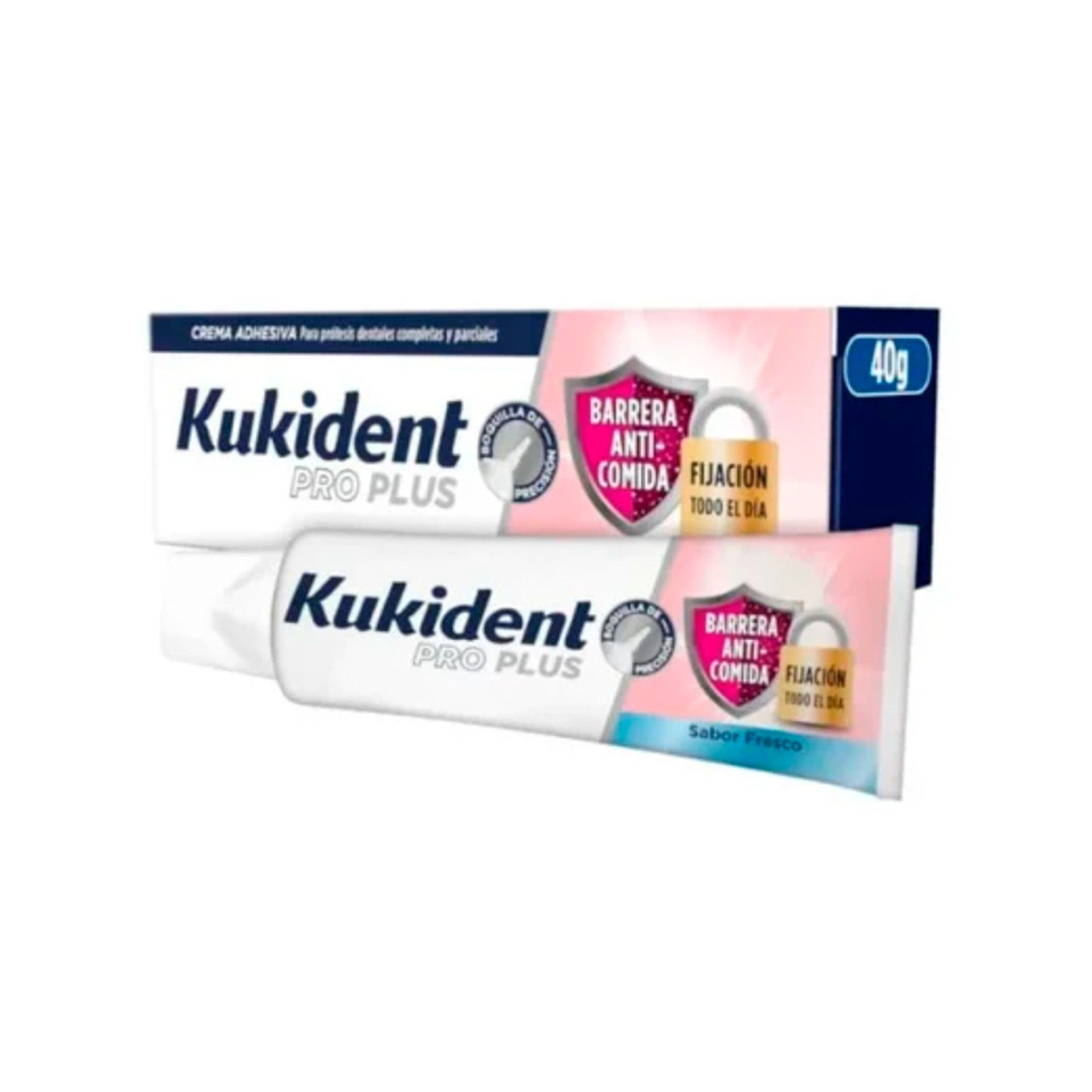 Kukident Pro Plus Barreira Anti-Comida Sabor Fresco