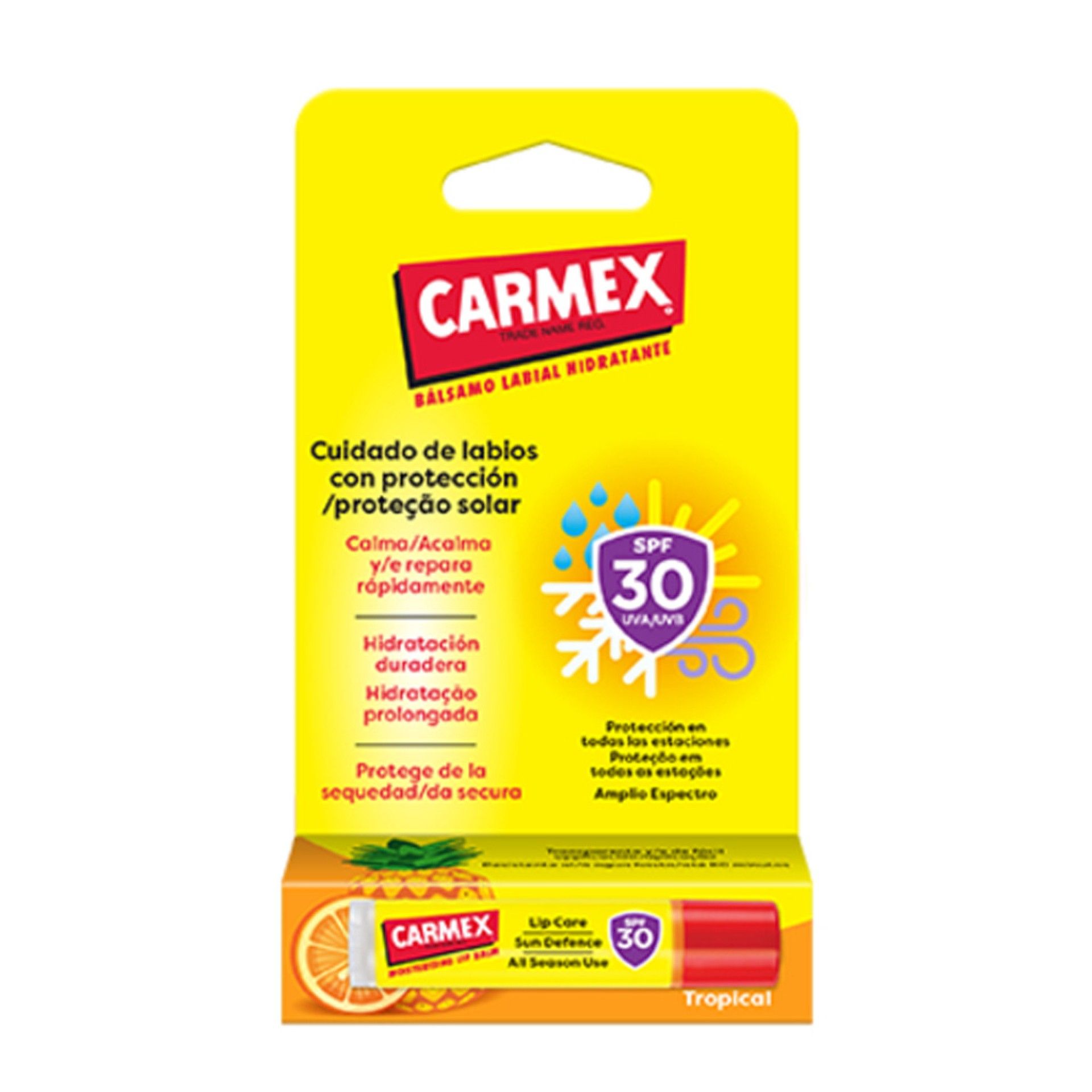 Carmex Stick Hidratante Labial SPF30 Tropic
