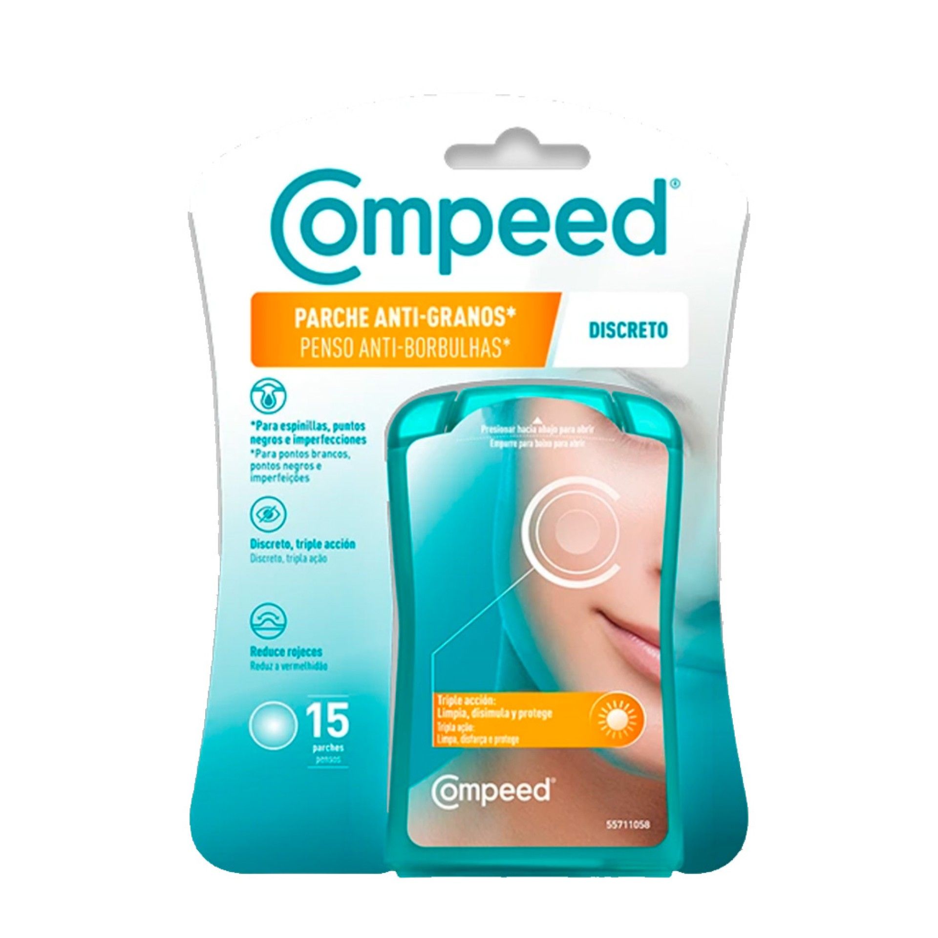 Compeed Anti-Borbulhas Discreto 15 pensos
