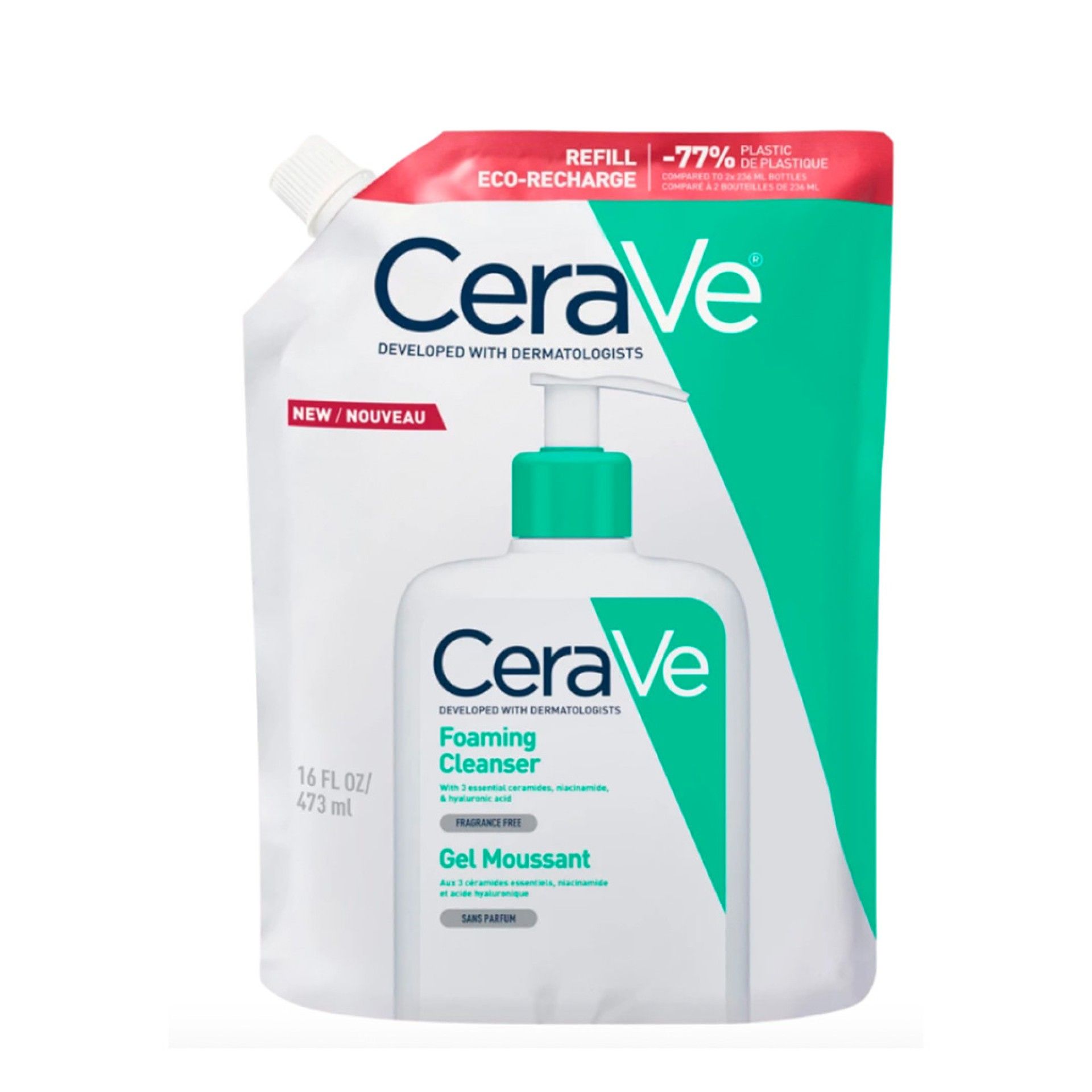 CeraVe Gel Espuma de Limpeza Recarga