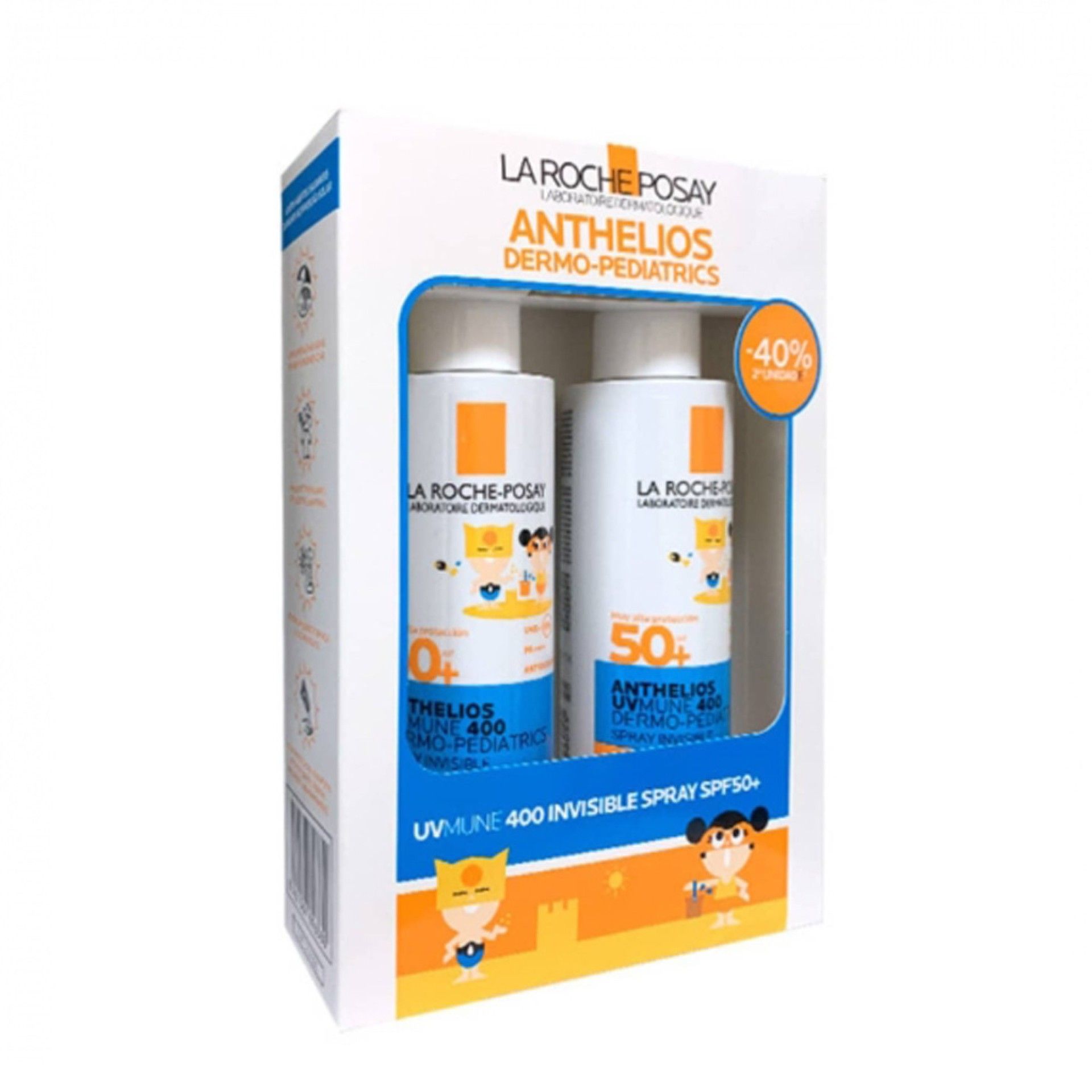 La Roche-Posay Anthelios Dermo-Pediátrico Spray UVMUNE400 SPF50+ DUO