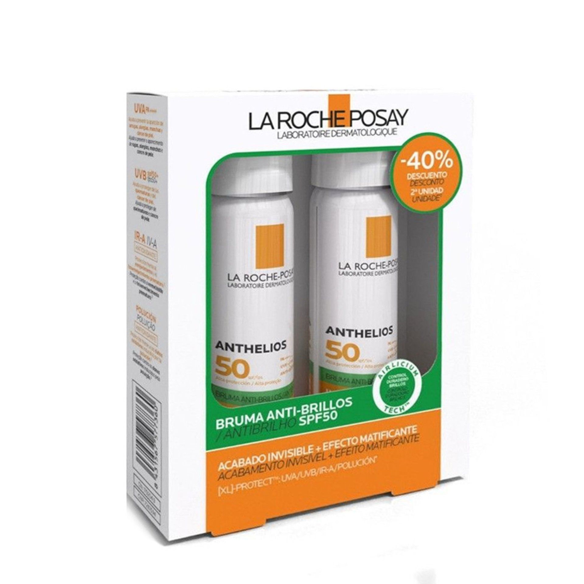 La Roche-Posay Anthelios Bruma Antibrilho SPF50 DUO