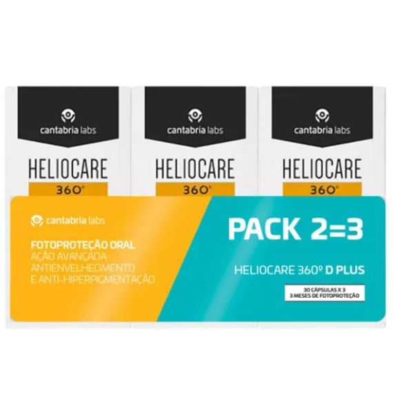 Heliocare 360 D Plus Cpsulas Pack 2=3