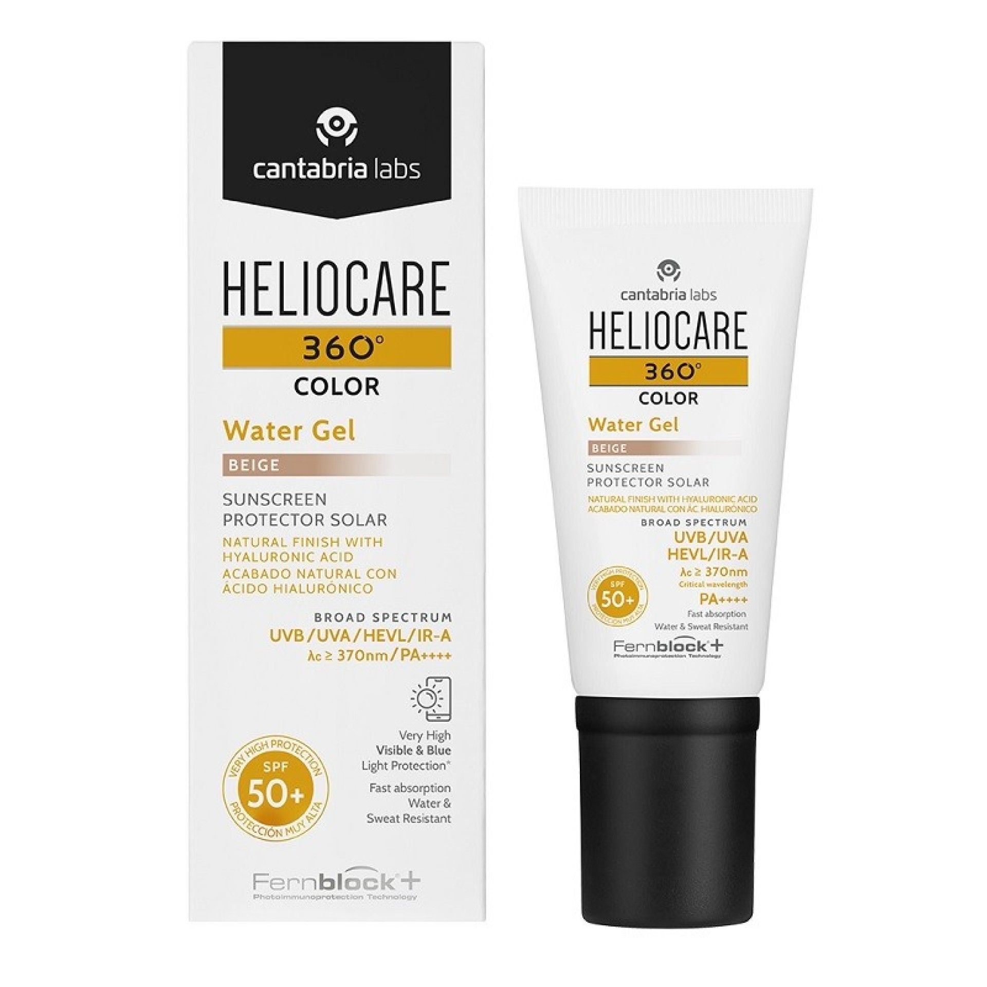 Heliocare 360º Water Gel SPF50+ Bege