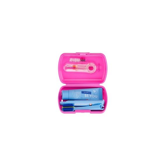 Curaprox Kit Viagem Ortho Rosa