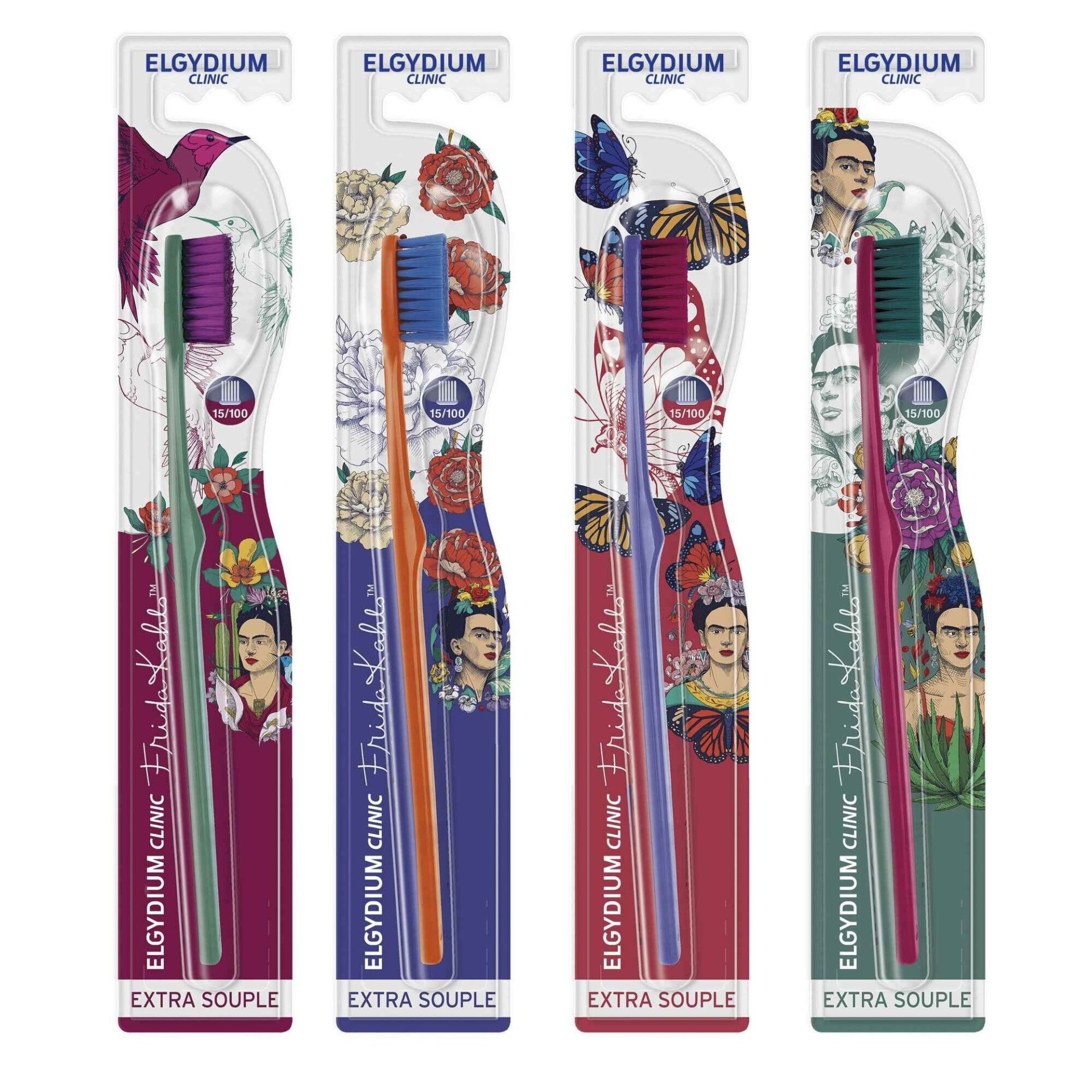 Elgydium Clinic Escova Dentaria 15/100 Frida Kahlo