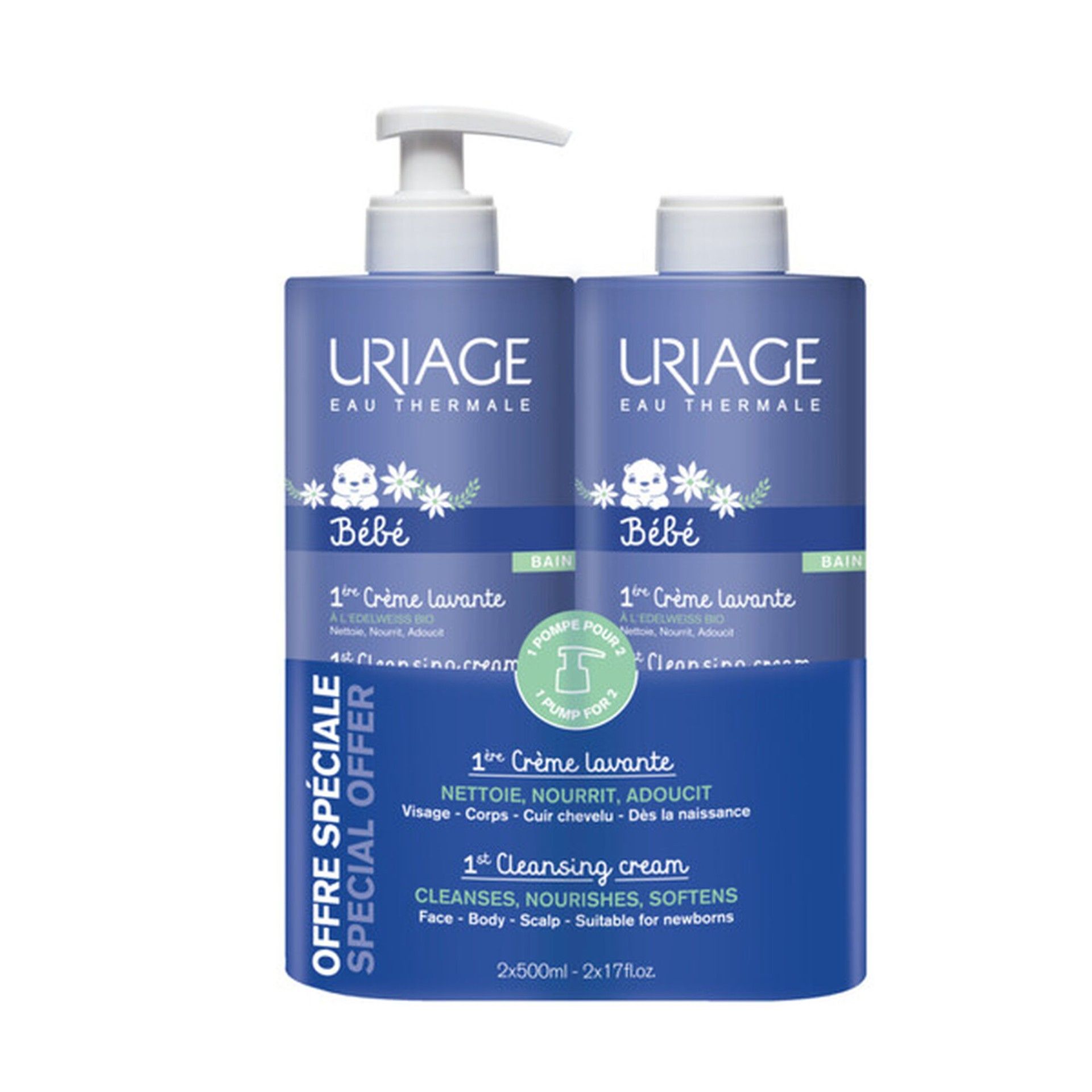 Uriage Bebe Creme Lavante x 2