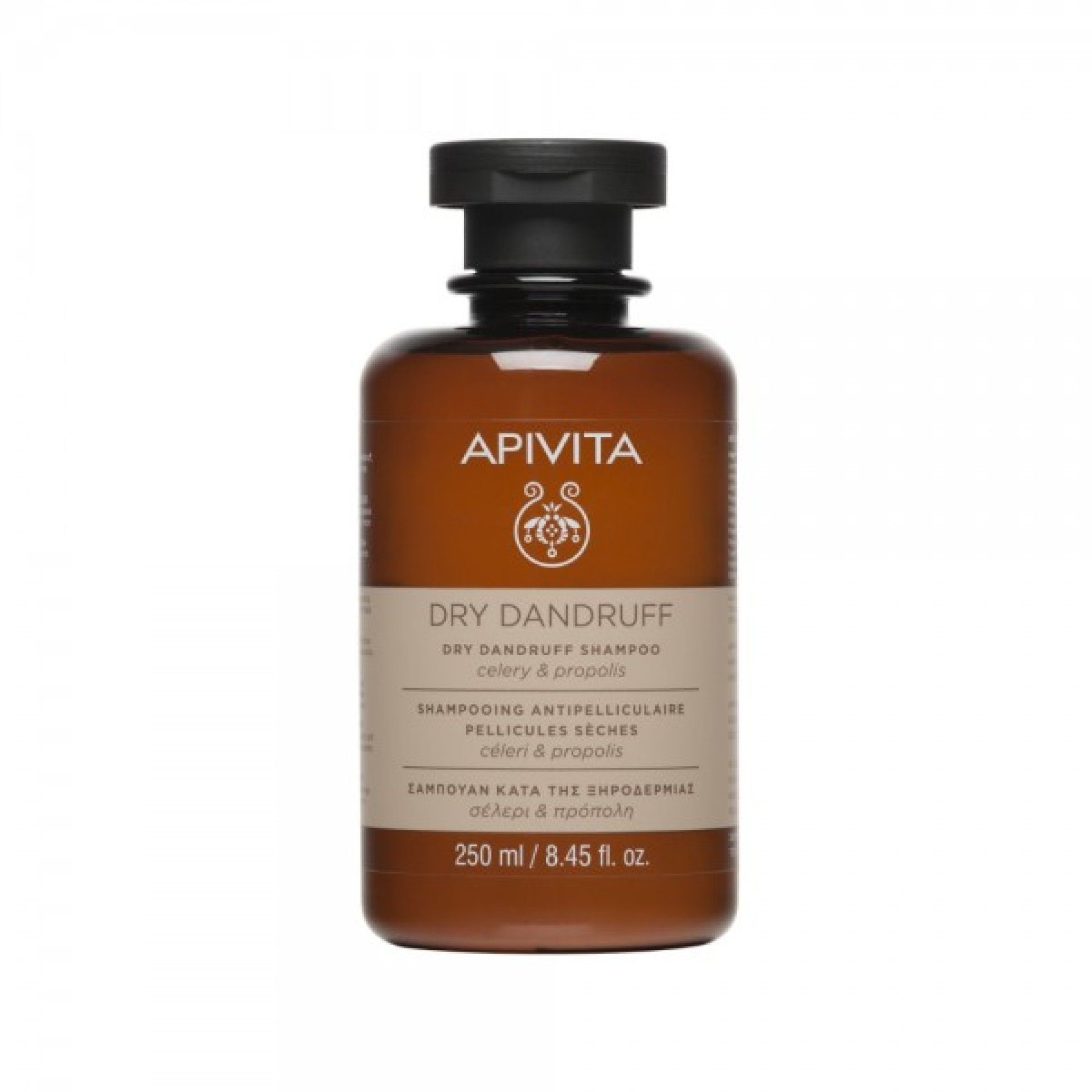 Apivita Capilar Champô caspa seca