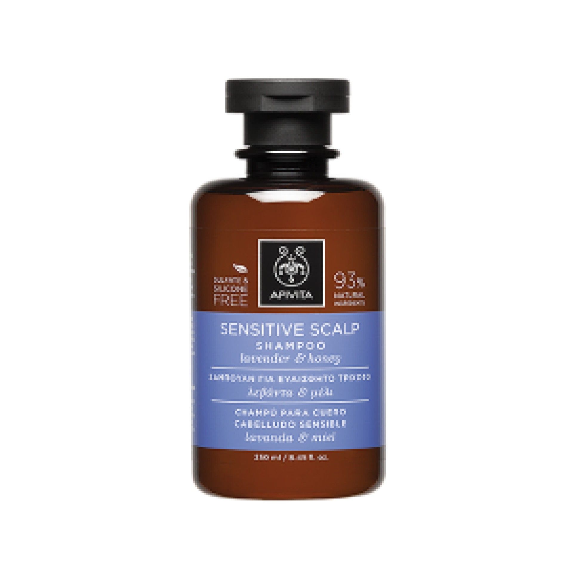 Apivita Capilar Champô couro cabeludo sensível