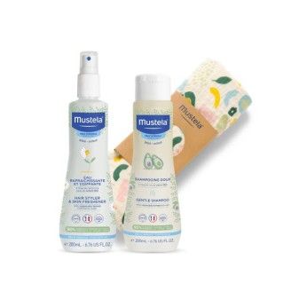 Mustela Bebe Kit Fralda + gua Perfumada + Champ Suave