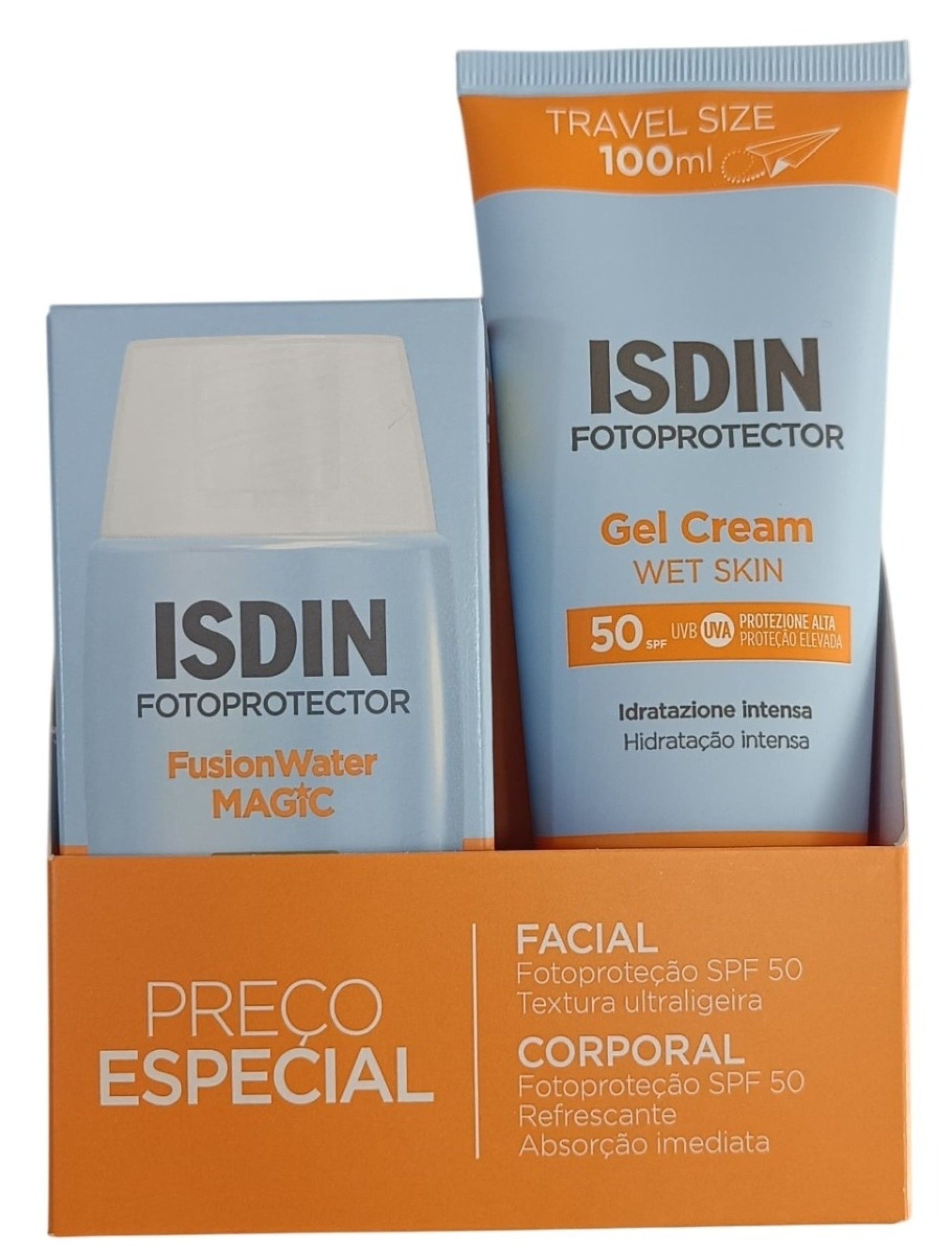 Isdin Fusion Water Magic SPF 50 50ml + Gel-Creme SPF 50