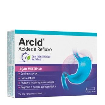 Arcid Acidez e Refluxo 12 saquetas