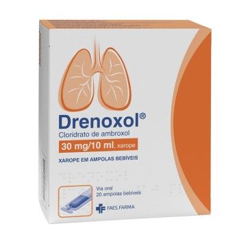 Drenoxol 30mg/10ml 20 Ampolas