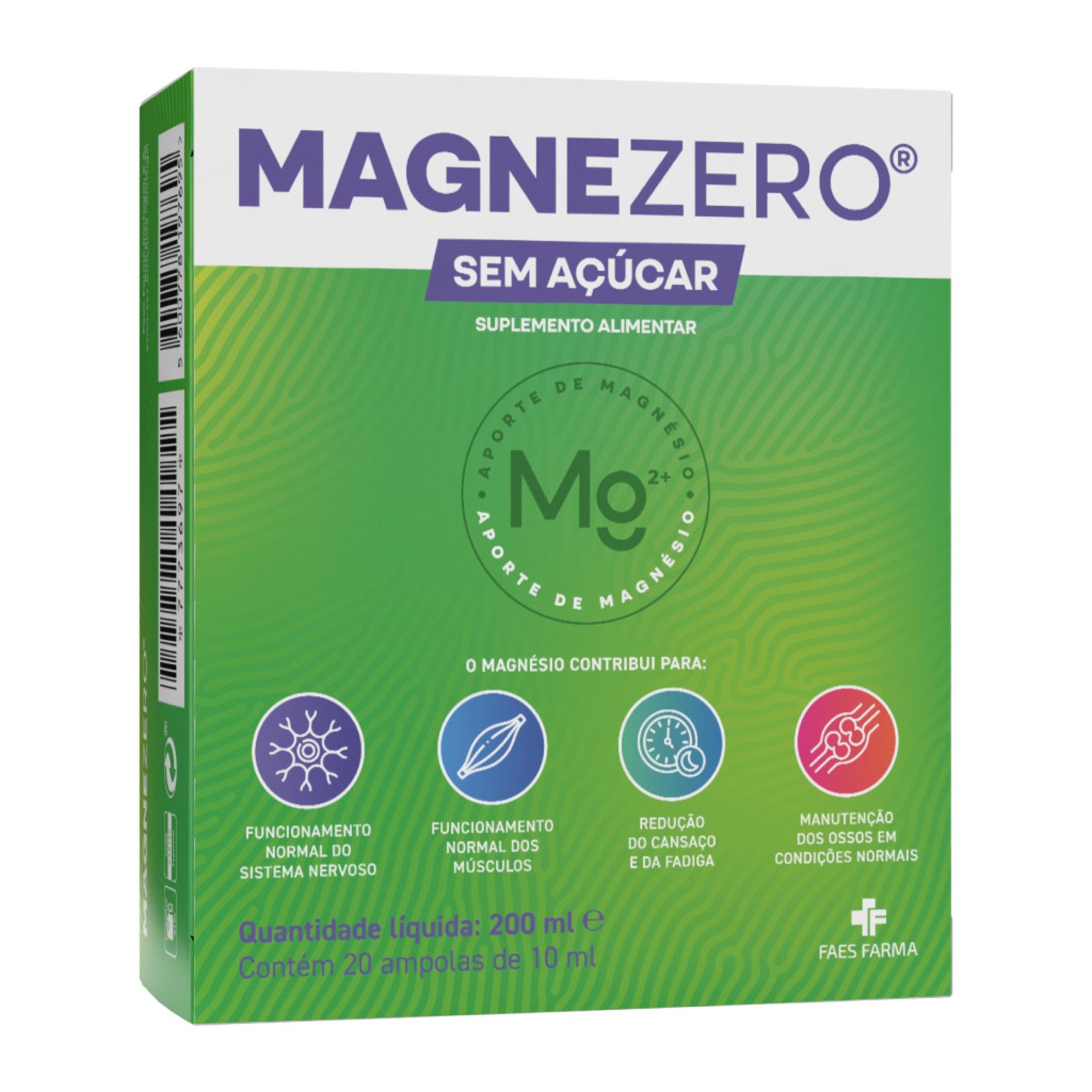 Magnezero 20 ampolas