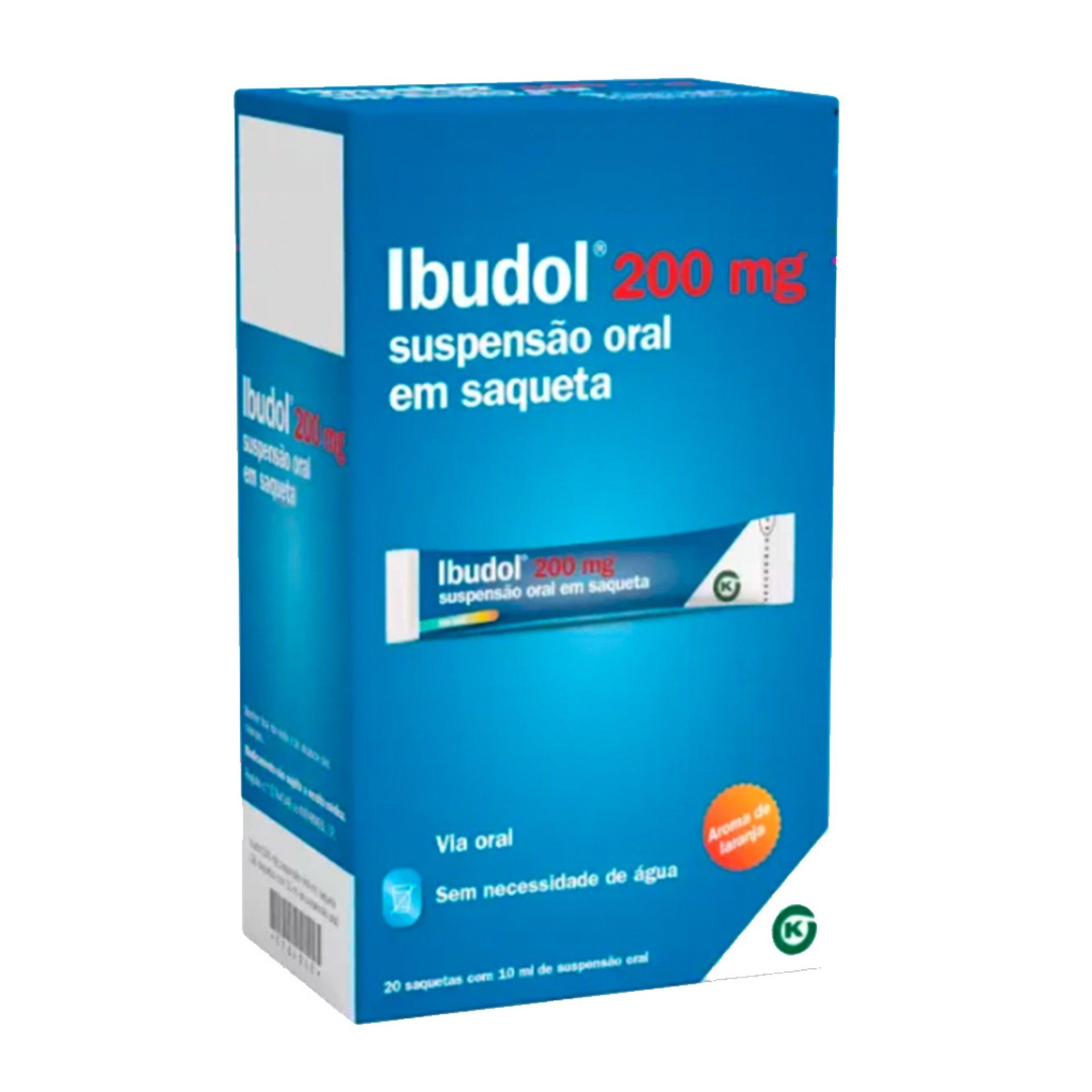 Ibudol 200 mg Suspensão Oral 10 ml 20 saquetas