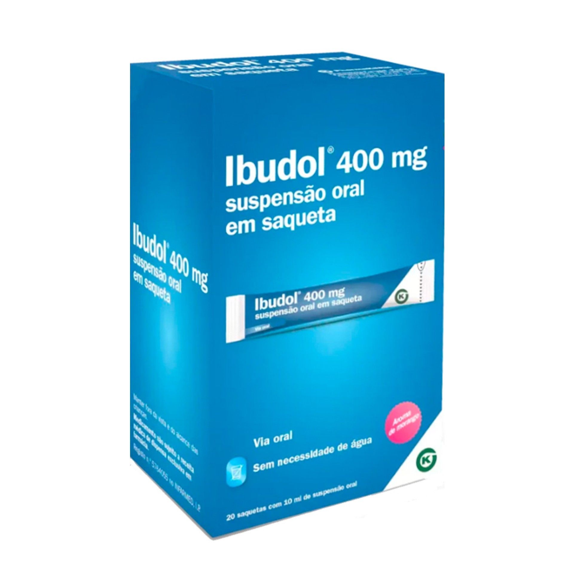 Ibudol 400 mg Suspensão Oral 10 ml 20 saquetas