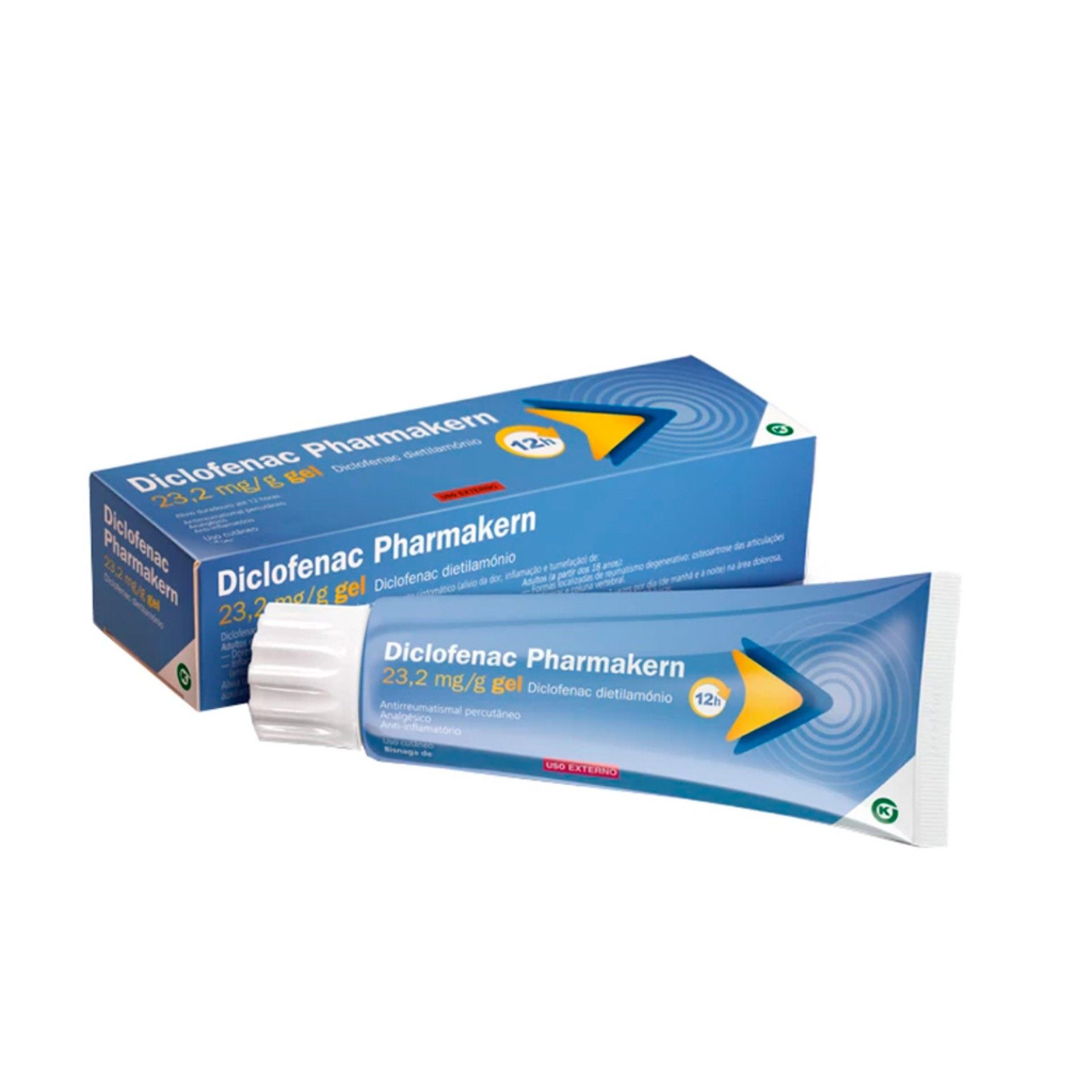 Diclofenac Pharmakern 23,2mg/ml Gel 100 g