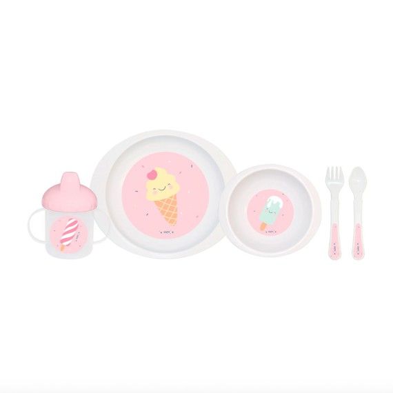Saro Conjunto de Refeio Pocket 5 Peas